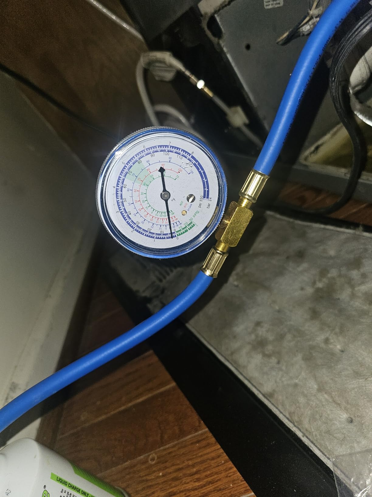 Refrigerator Freon Recharge Kit, AC Recharge Kit with BPV31 Piercing Valve | R134a/R-12/R-22 Refrigerant Charging Gauge Hose Set for Home Refrigerators, AC Refrigerant System customer photo 2