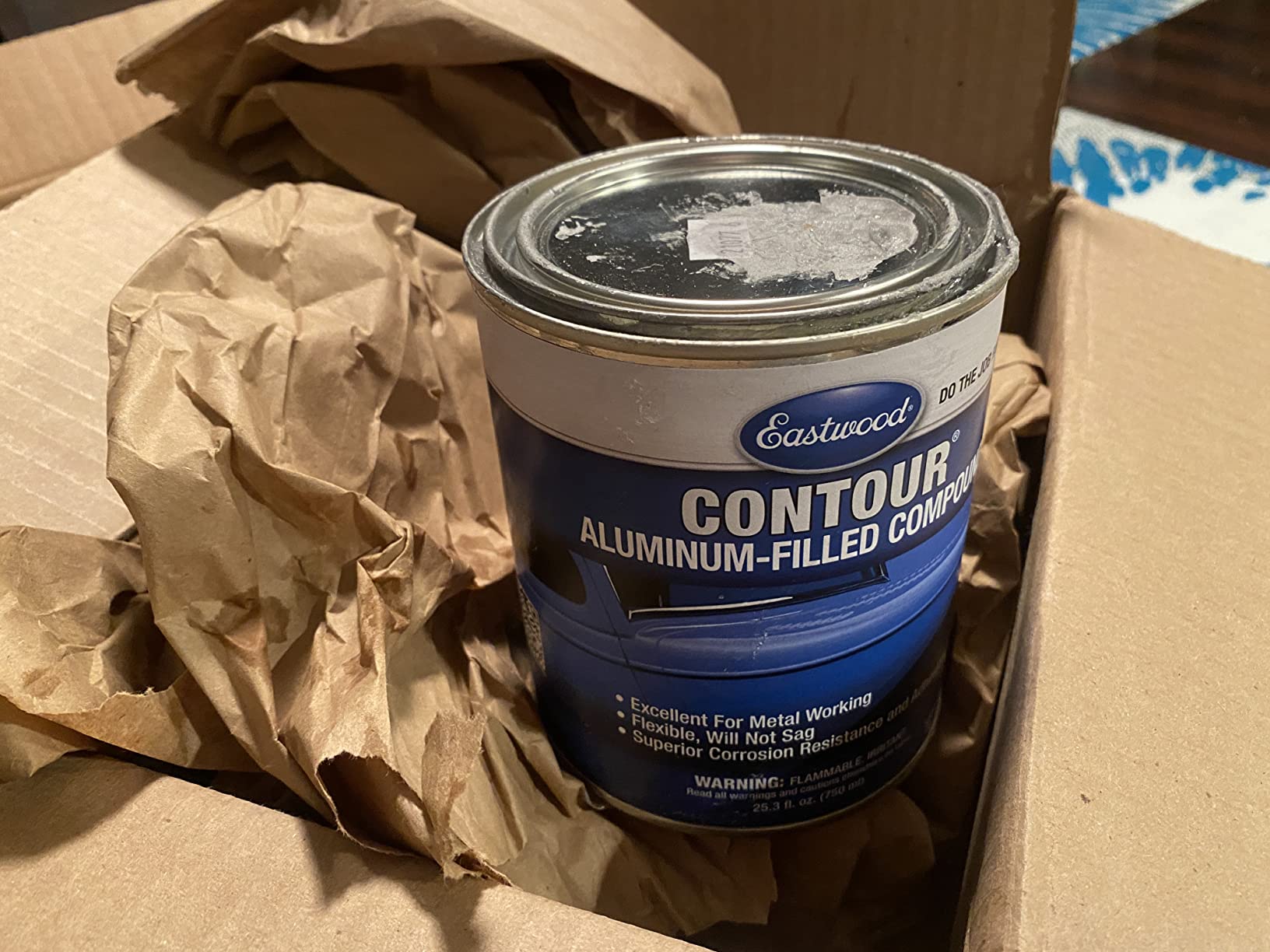 Eastwood Contour Aluminum Reinforced Repair Compound Body Filler customer photo 2