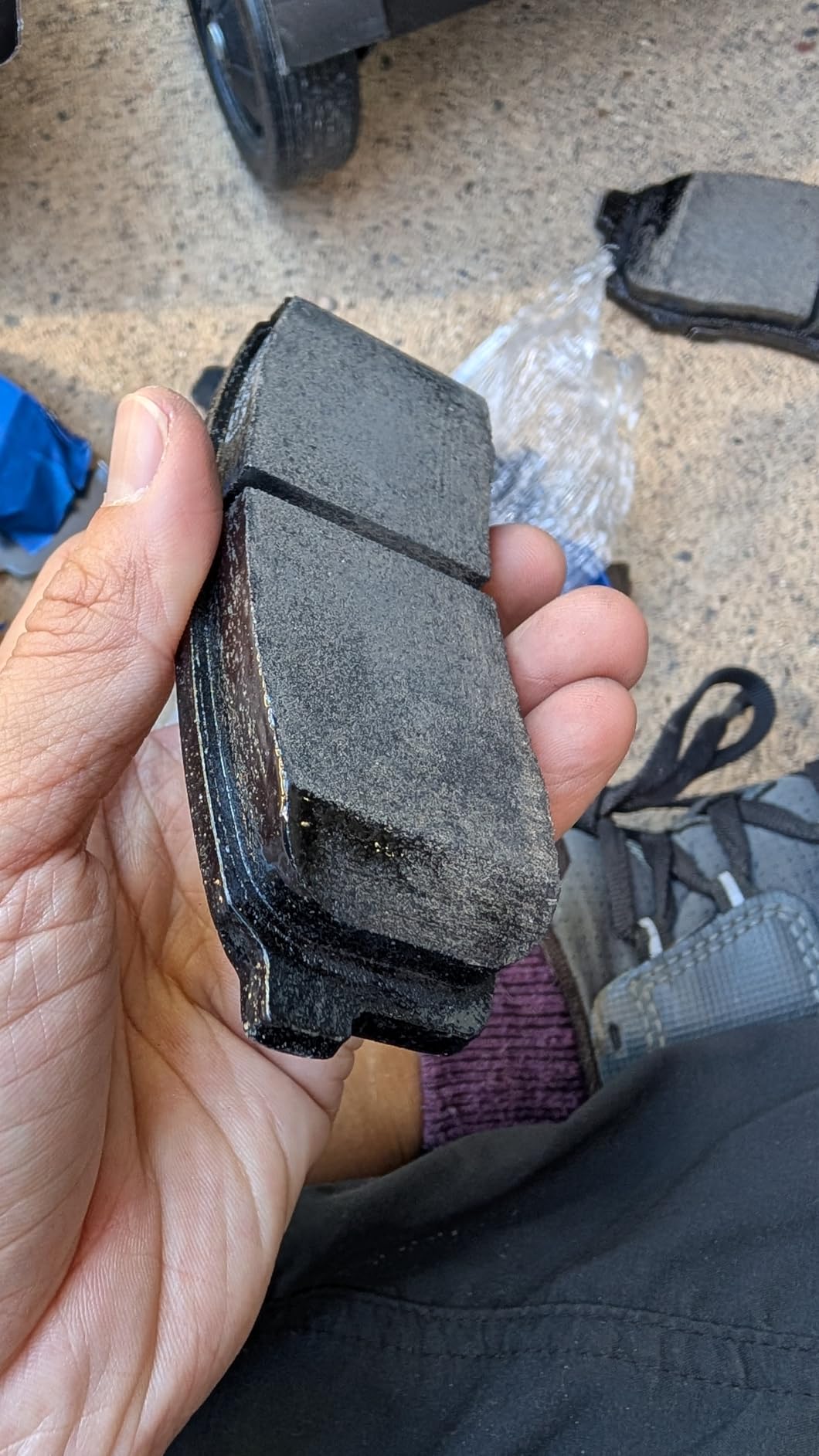 ACT606A Ultra-Premium Ceramic Rear Disc Brake Pads, GREY customer photo 1