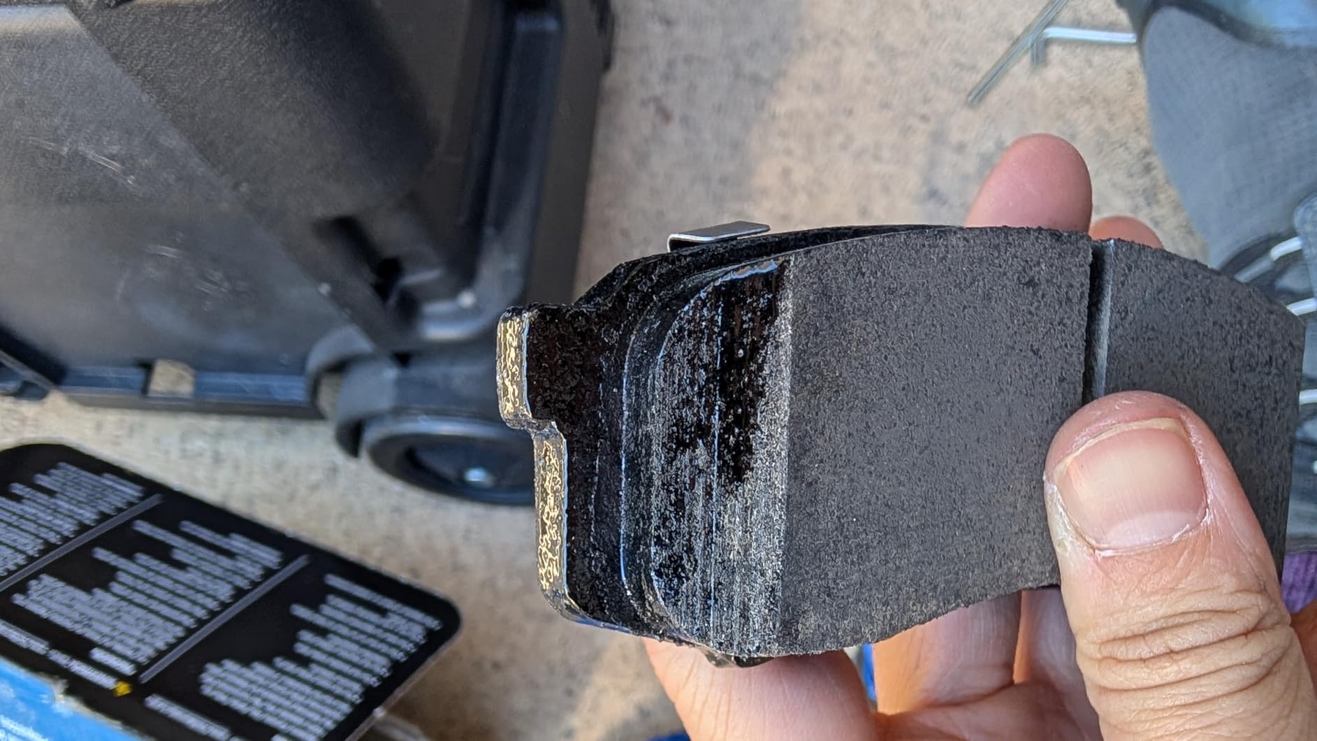 ACT606A Ultra-Premium Ceramic Rear Disc Brake Pads, GREY customer photo 2