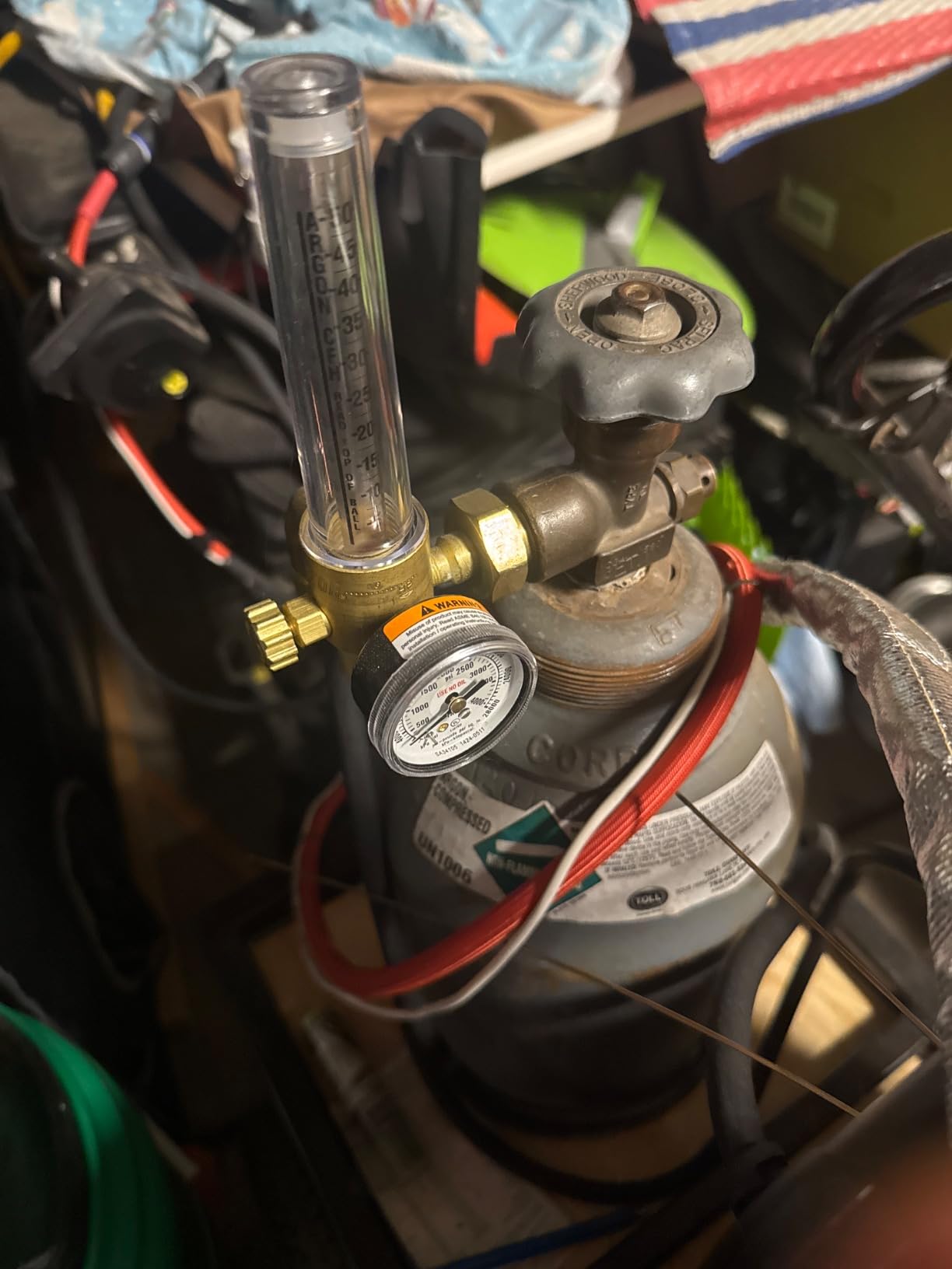 VICTOR Flowmeter Regulator for Argon, Argon/CO2 and Helium. For TIG and MIG Welders, Model: GRF400-580 customer photo 1