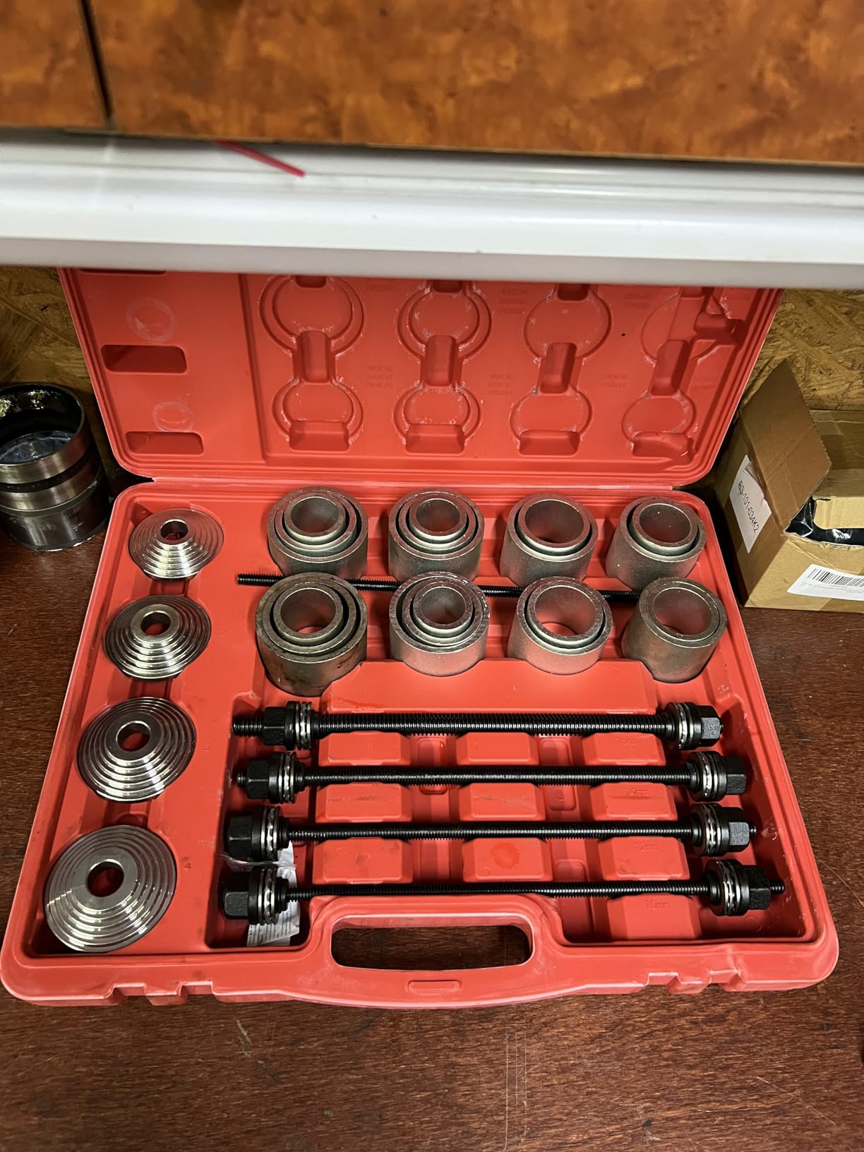 DAYUAN 28Pcs Pull and Press Sleeve Kit - Bearing & Bushing Press Tool, 40CR Steel, Universal Application with Storage Case customer photo 2