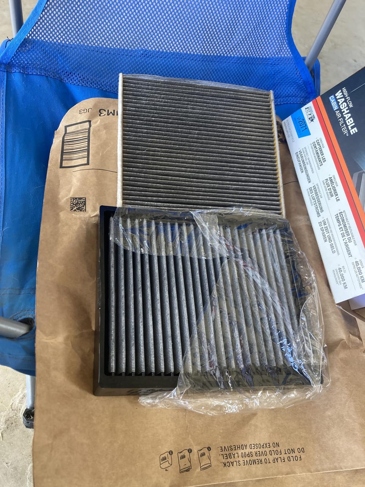 K&N LIFETIME Cabin Air Filter: Washable, Clean Air for your Cabin, VF2071 | Compatible with 2012-2026 Acura/Buick/Chervolet/Cadillac: (See Product Description for Select Models) customer photo 1
