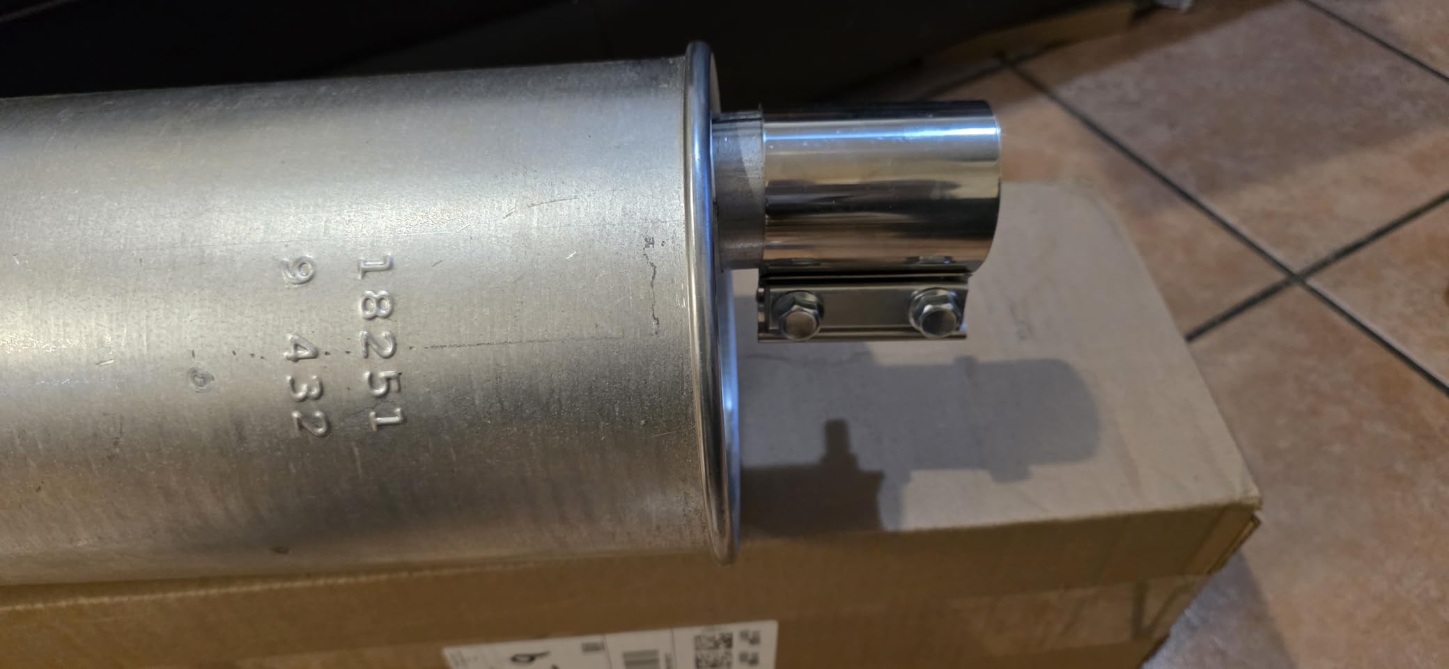 EVIL ENERGY 3.0 Inch Exhaust Clamp, Butt Joint Band Clamp Sleeve Coupler Stainless Steel for Pipes, Mufflers, Catalytic Converters 2Pcs customer photo 1