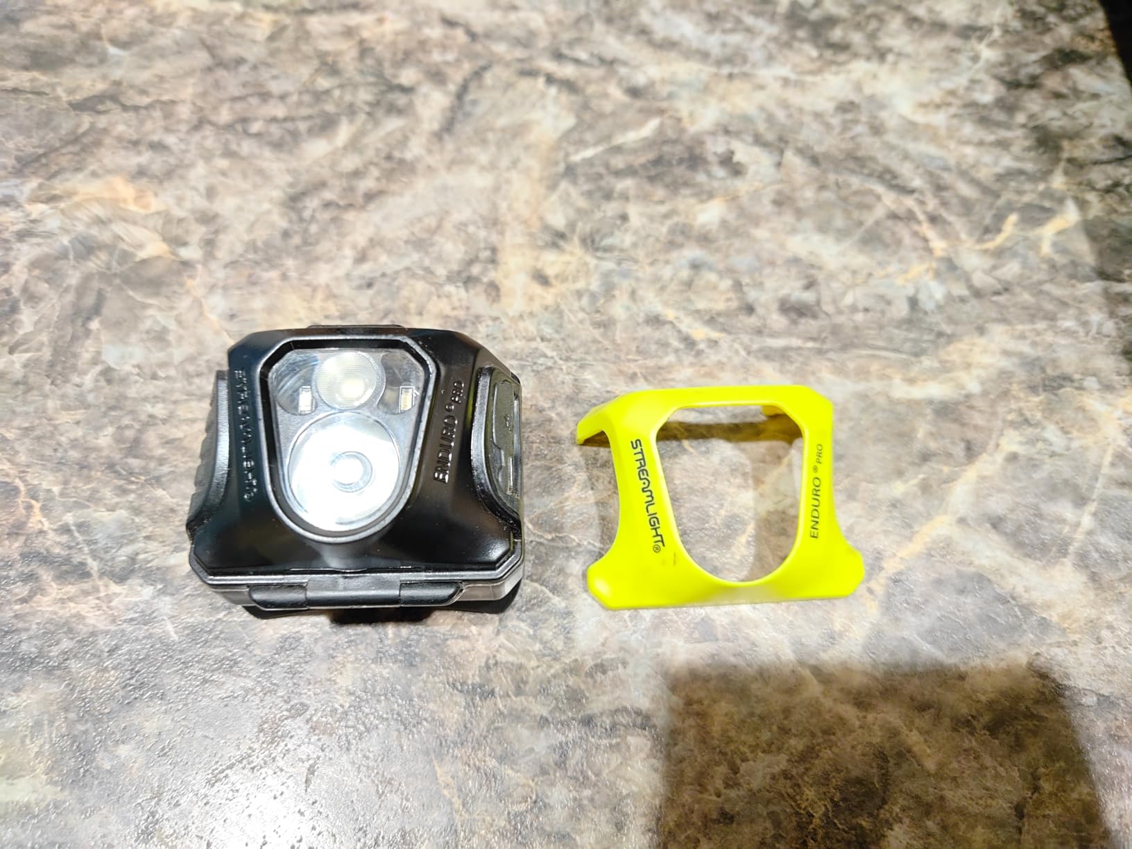 Streamlight 61435 Enduro Pro USB Rechargeable Headlamp, Yellow | Rechargeable spot and flood beam headlamp for all-day hands-free lighting customer photo 2