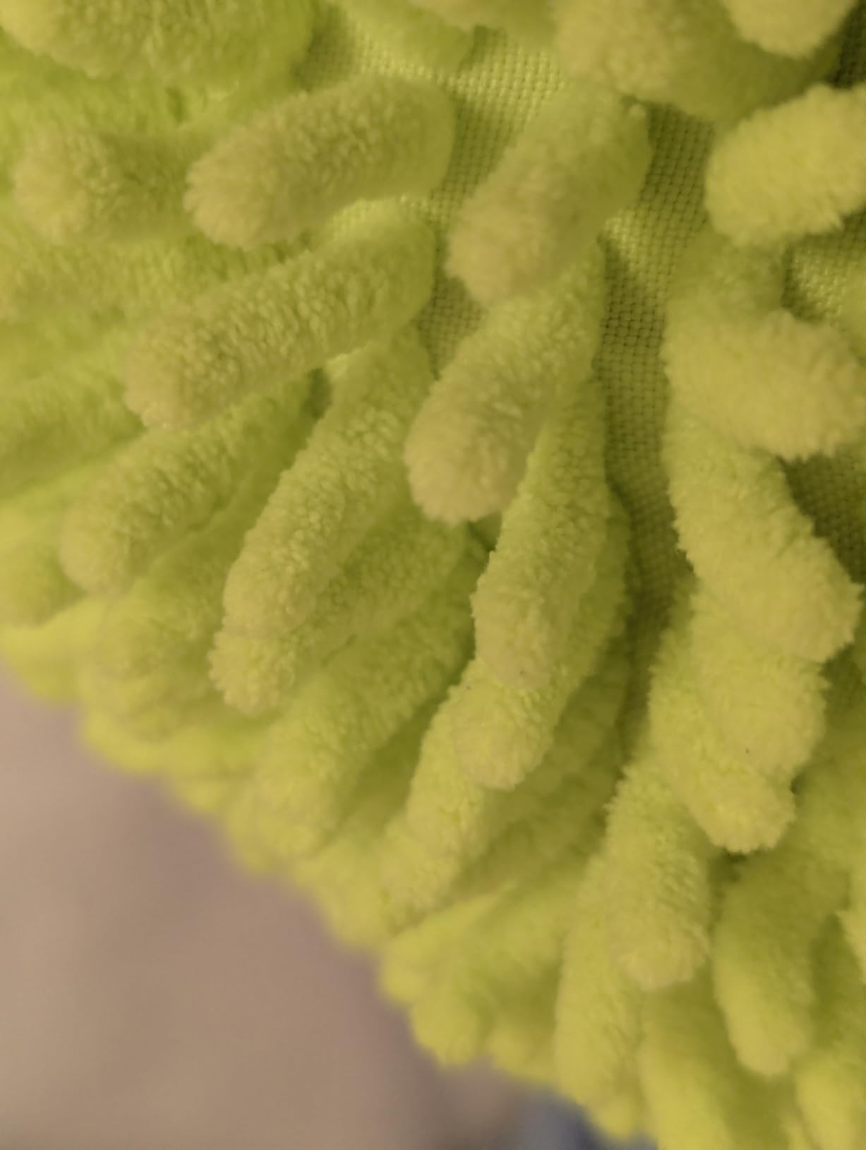 Chemical Guys, Chenille Microfiber Wash Mitt for Cars, Lime Green, Single | Ultra-soft chenille noodles hold thick suds and trap grit, gentle on paint, glass and chrome, machine washable customer photo 2