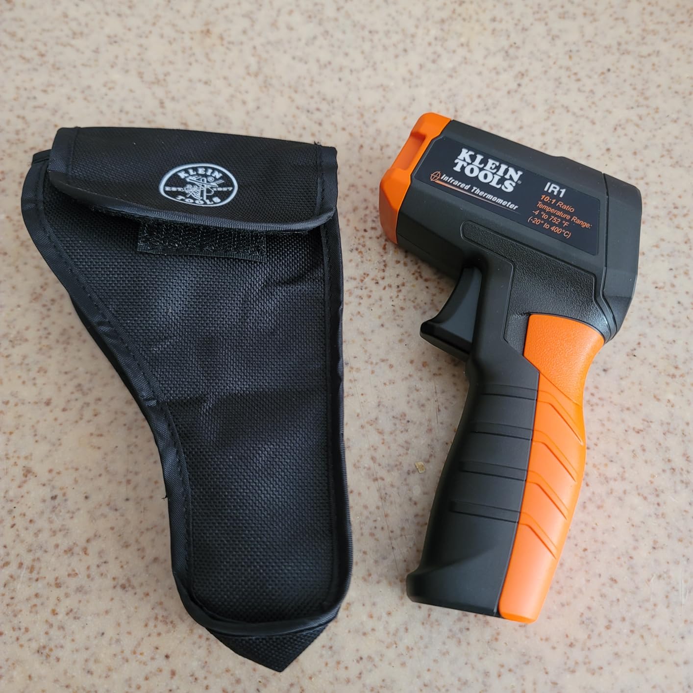 Klein Tools IR1 Infrared Thermometer, Digital Laser Gun is Non-Contact Thermometer with a Temperature Range -4 to 752-Degree Fahrenheit customer photo 2