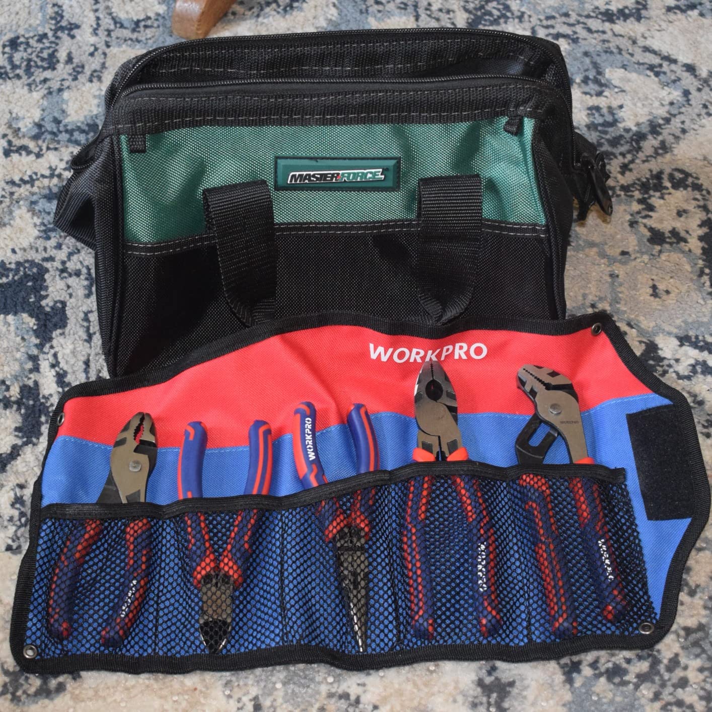 WORKPRO Pliers Set, 5-Piece Premium Cr-V Pliers Kit with Storage Pouch customer photo 1