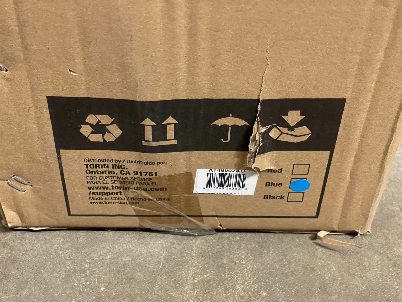 TCE 6 Ton (12,000 LBs) Capacity Double Locking Steel Jack Stands, 2 Pack, Blue, AT46002AU customer photo 1