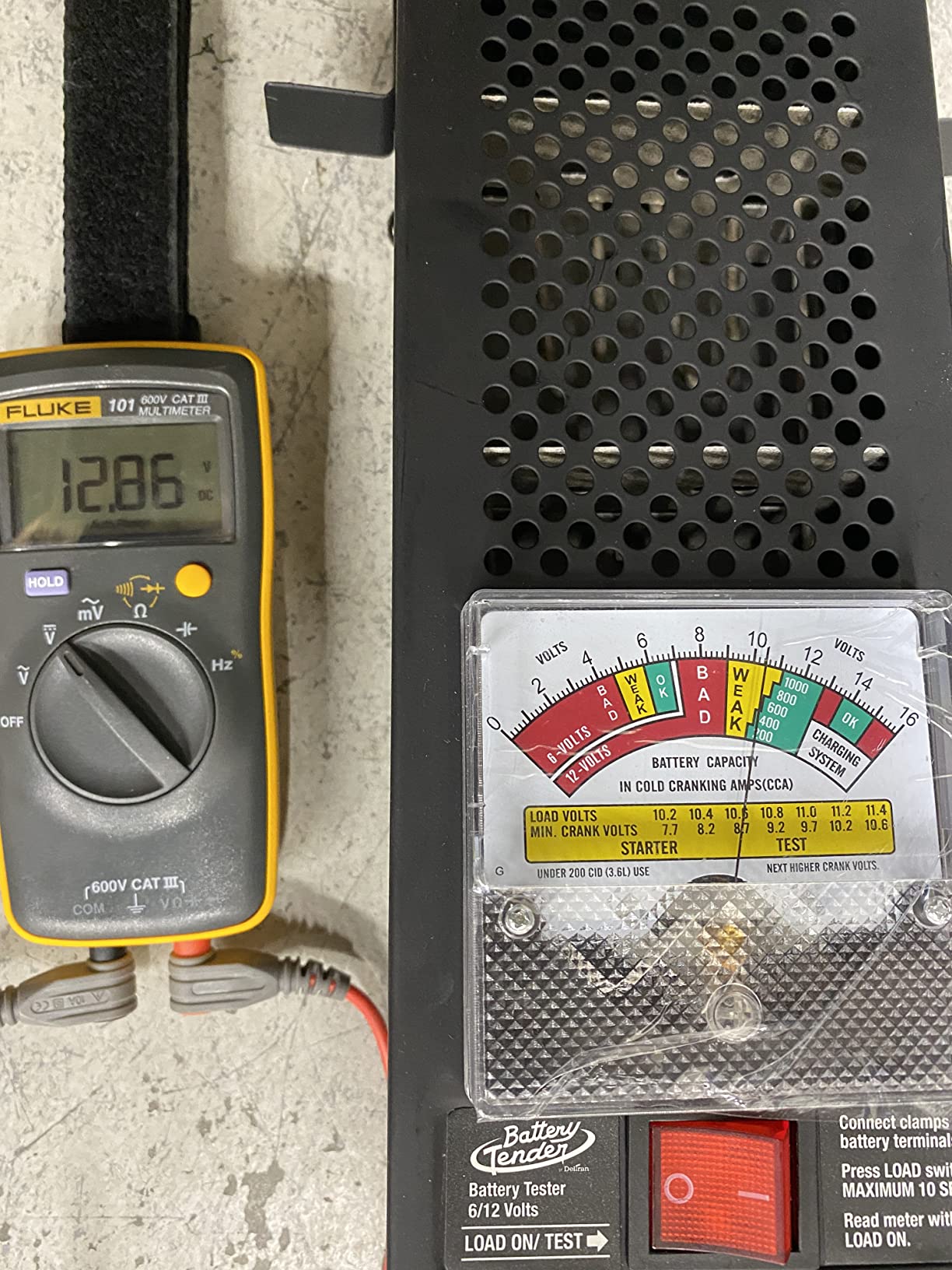 Battery Tender Battery Load Tester 12 Volt at 100 Amps / 6 Volt at 50 Amps Battery Tester - Test Battery Load for 12V or 6V Batteries - Battery Health Checker, Check Starter Motor Draw - 026-0020 customer photo 1