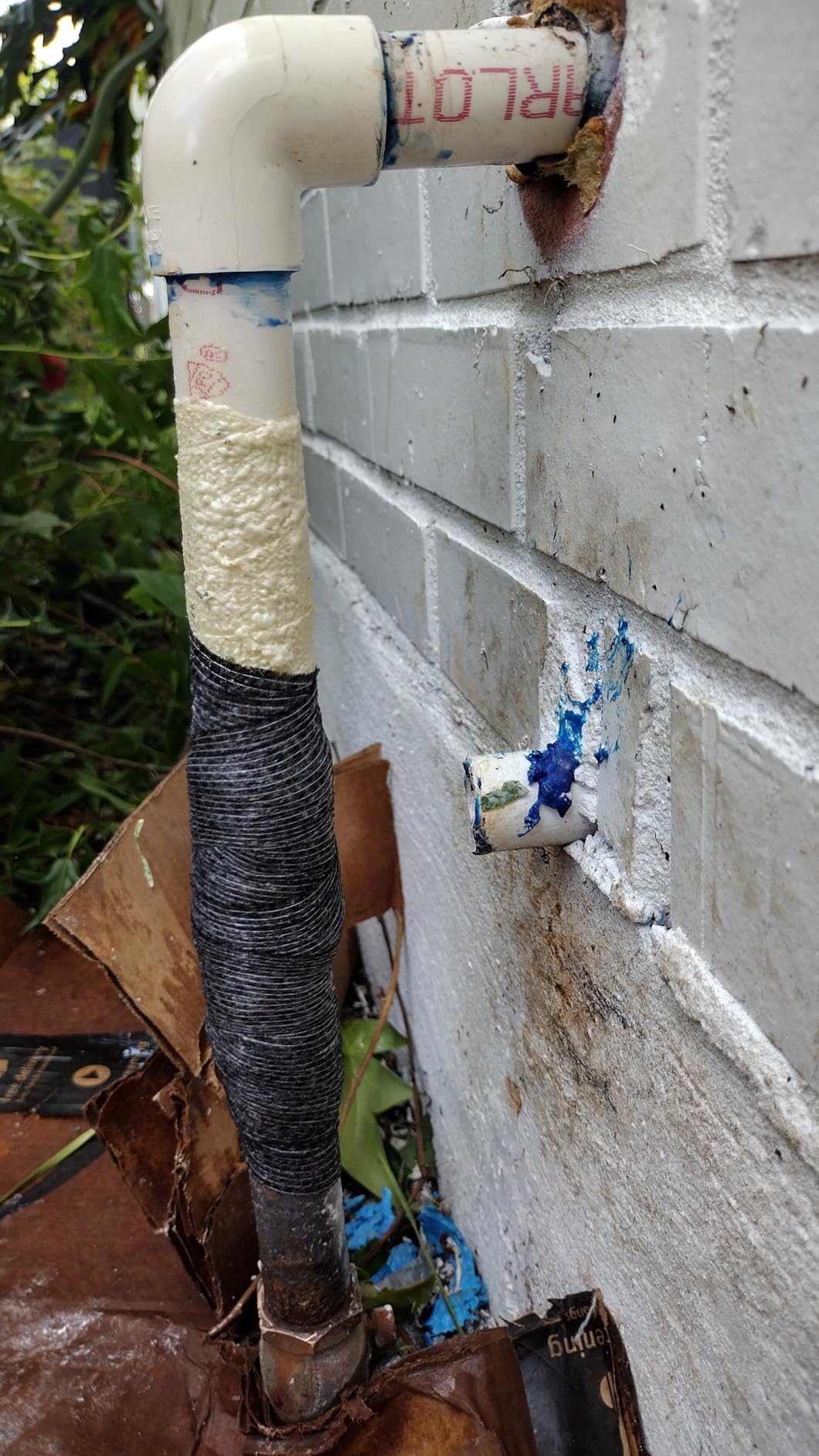 FiberWeld Pipe Repair Cast 2x48 Inch - High Strength Adhesive Fiberglass Wrap - White customer photo 2