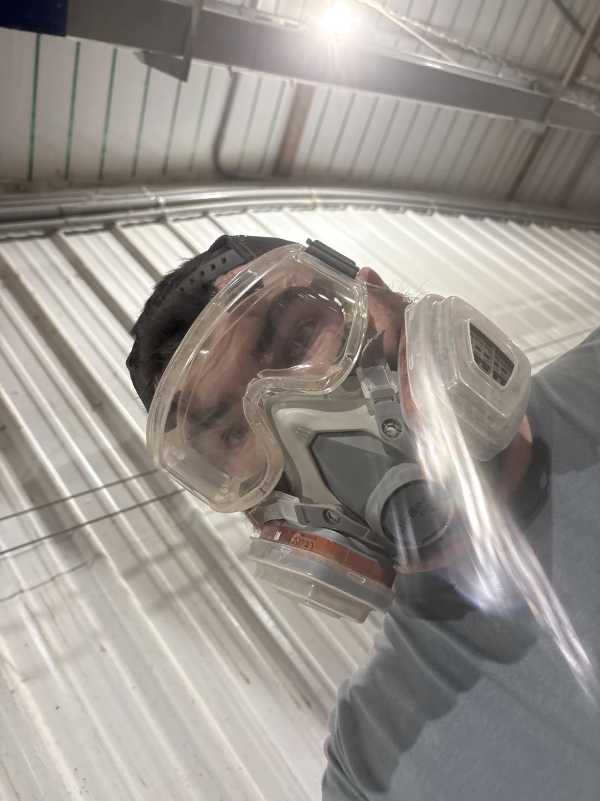 G-500 Reusable Respirator Mask with A1P2 Filters | Anti-Dust Mask Ideal for Painting, Woodworking, Construction, Sanding, Spraying, Chemicals, DIY etc customer photo 1