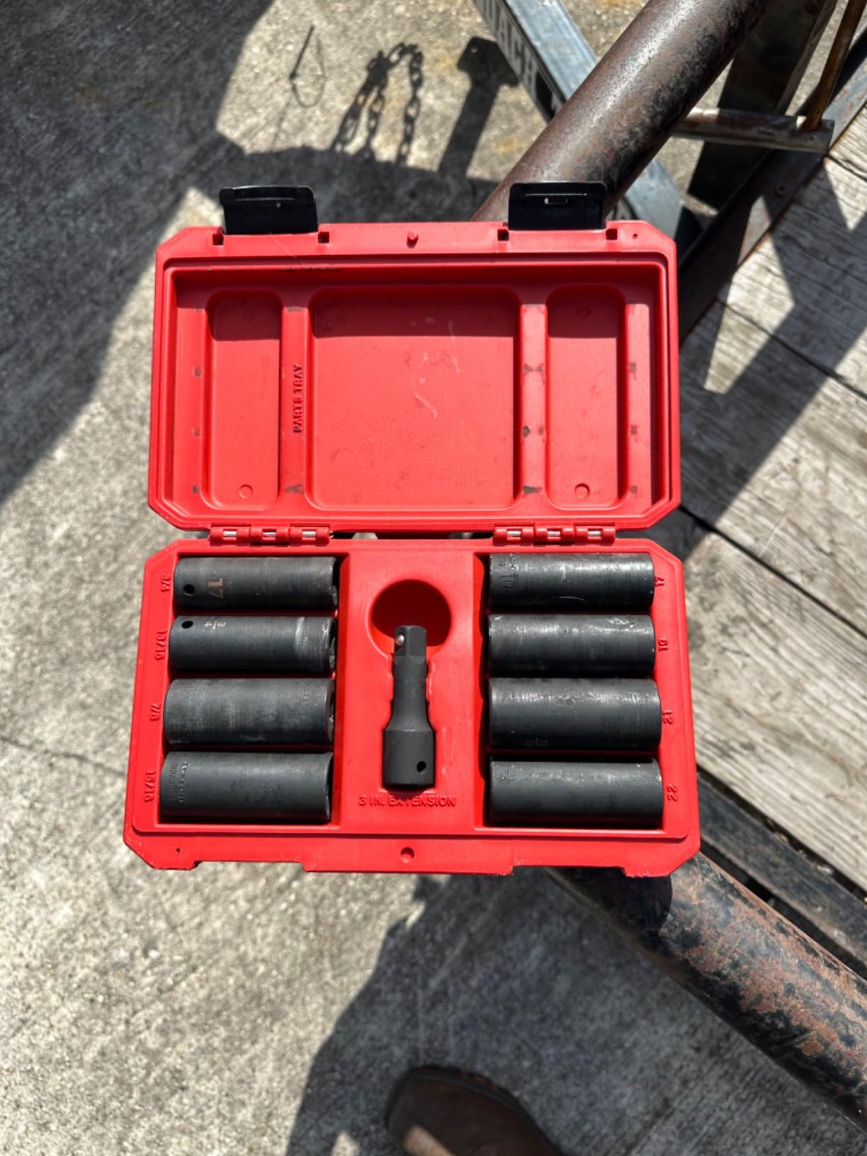 Tekton 1/2 Inch Drive Impact Lug Nut Socket Set, 9-Piece | SID92415 customer photo 1