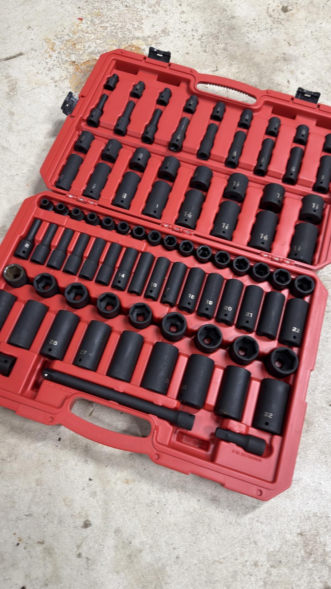 Tekton 1/2 Inch Drive Impact Socket Set, 87-Piece | SID92407 customer photo 2