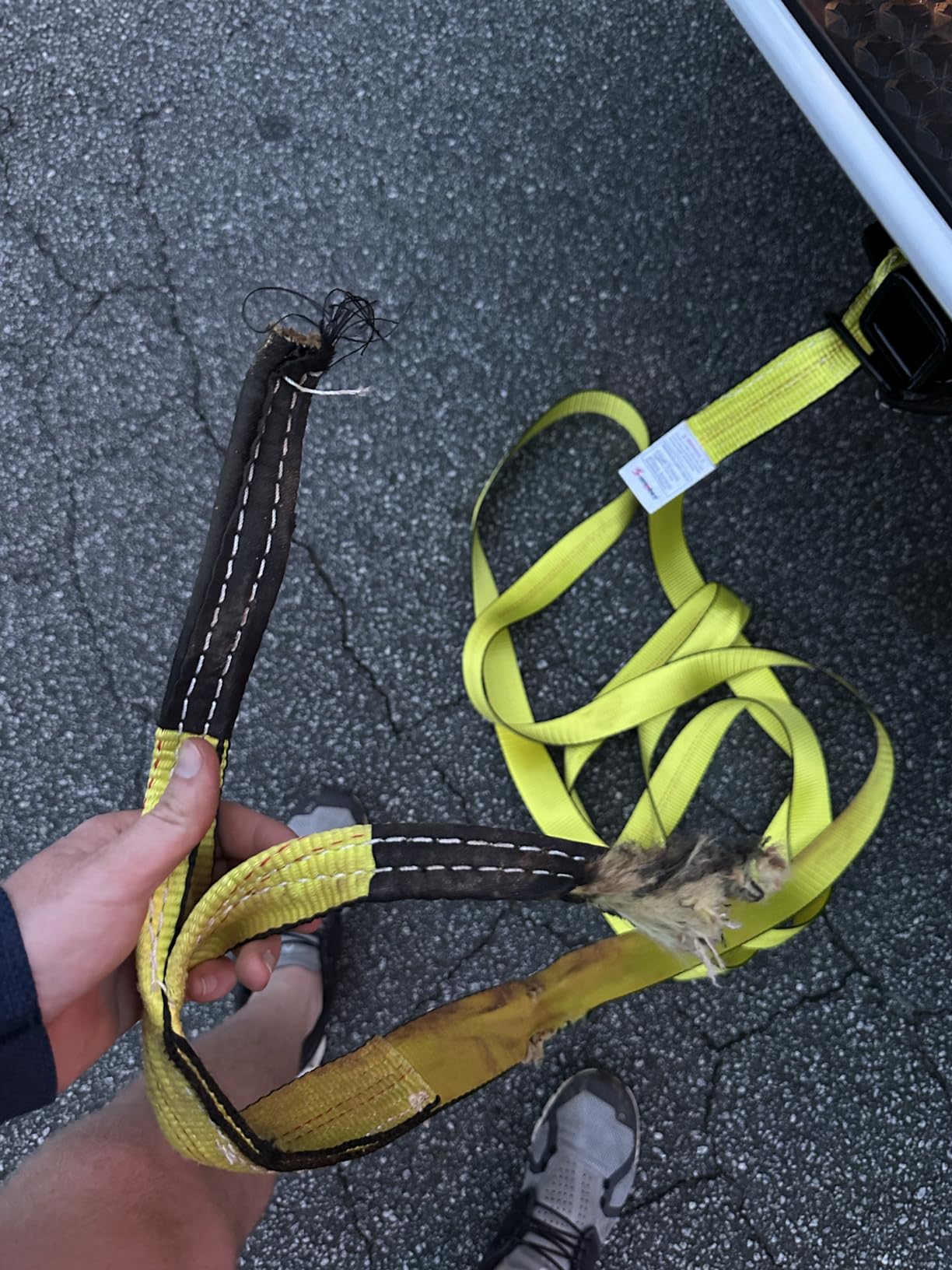 Recovery Tow Strap 2inx20ft Heavy Duty 20,000 LBS Breaking Strength | Pull Towing Strap with Reinforced Loop for Tree Saver,Emergency Tow Winch Rope for Vehicle, Car, ATV, UTV, Truck & Off-road customer photo 2