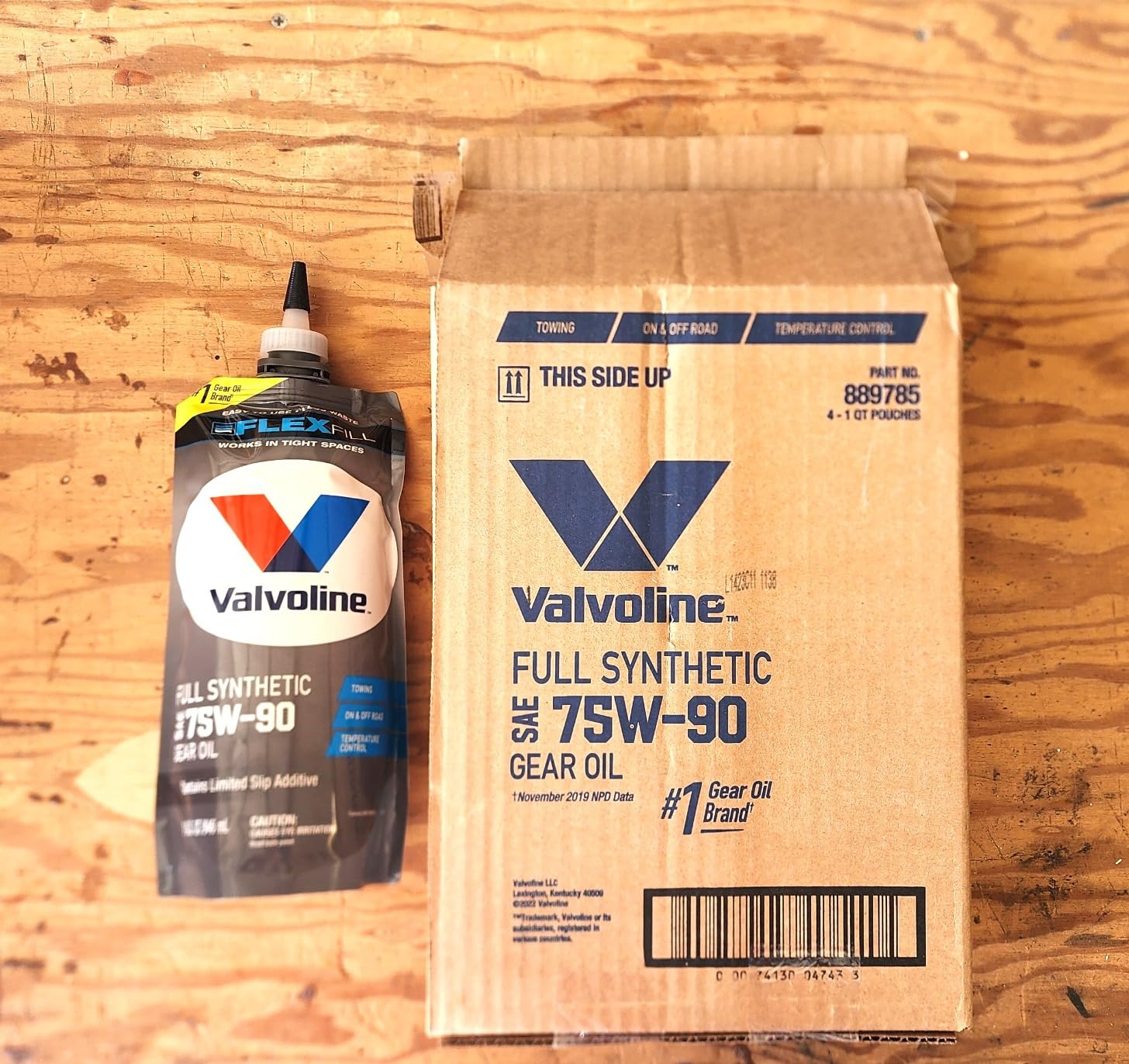 Valvoline FlexFill Advanced Full Synthetic 75W-90 Gear Oil 1 Quart Pouch customer photo 2