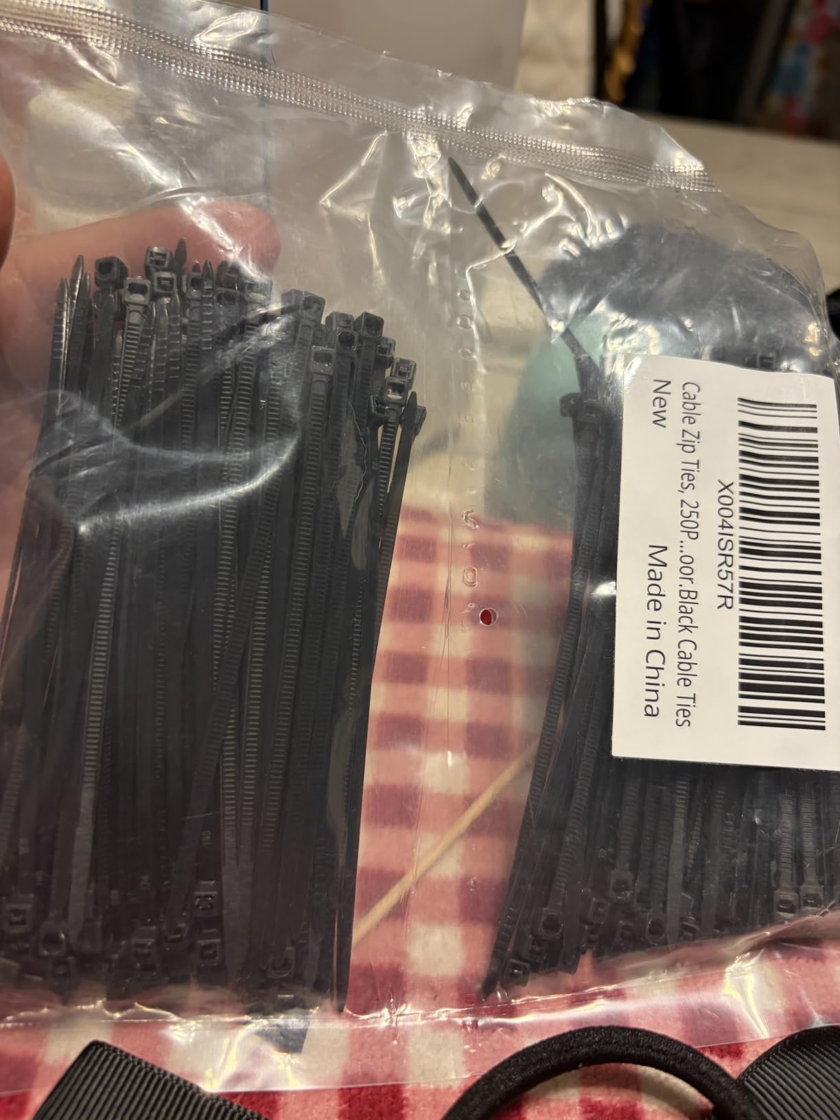 Cable Zip Ties, 400 Pack Black Assorted Sizes 12+8+6+4 Inch, Multi-Purpose Self-Locking Nylon Cable Cord Management, Plastic Wire Ties for Home, Office, Garden, Workshop by HAVE ME TD customer photo 1