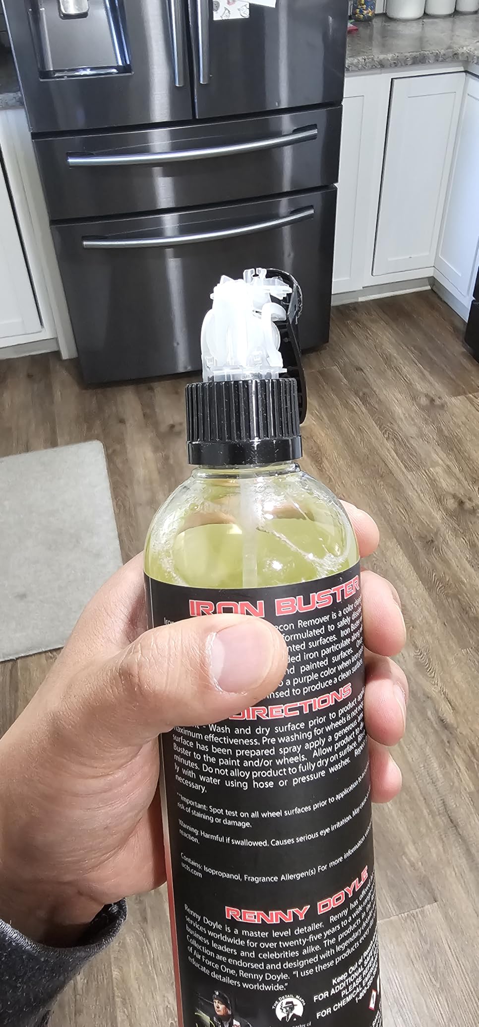 P & S Professional Detail Products Iron Buster Wheel & Paint Decon Remover - pH Balanced, Safe on Alloy, Chrome, Steel & Aluminum Wheels - 16 oz Spray customer photo 1