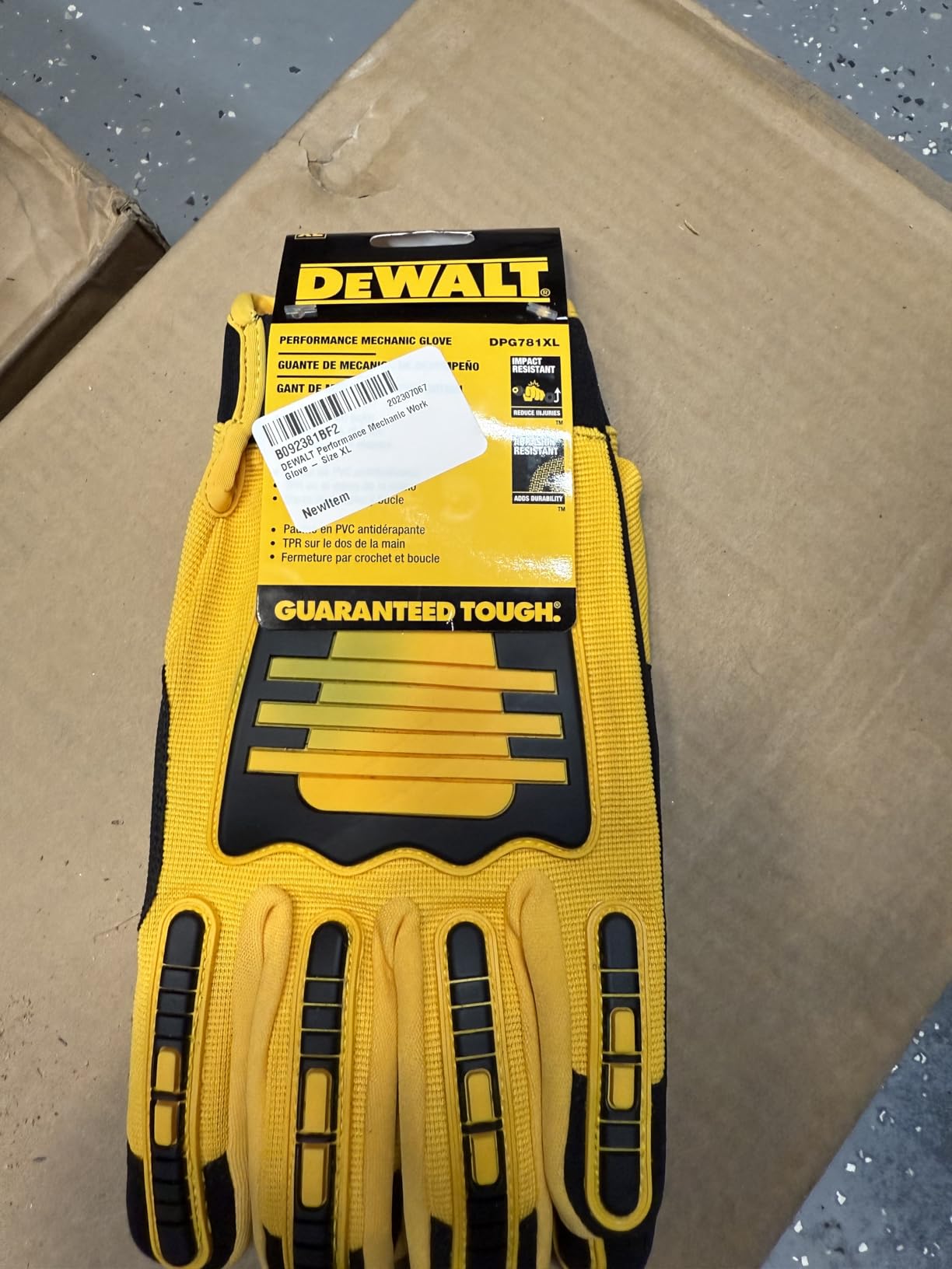 DEWALT DPG781 Performance Mechanic Work Glove with TPR Impact Protection and Anti-Slip Grip customer photo 1