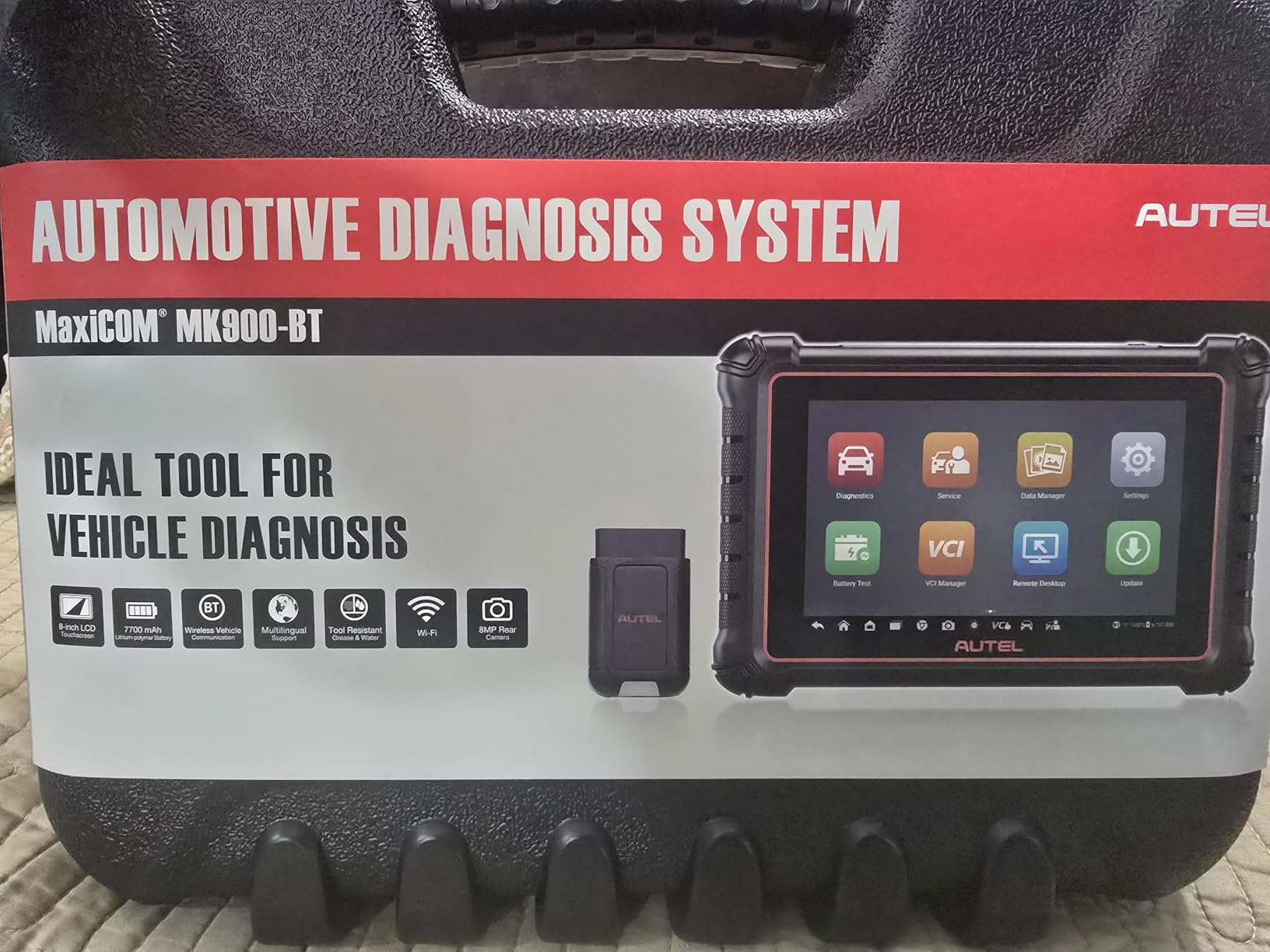 Autel Scanner MaxiCOM MK900BT Bidirectional Tool, 40+ Service, CAN-FD& DOIP customer photo 2
