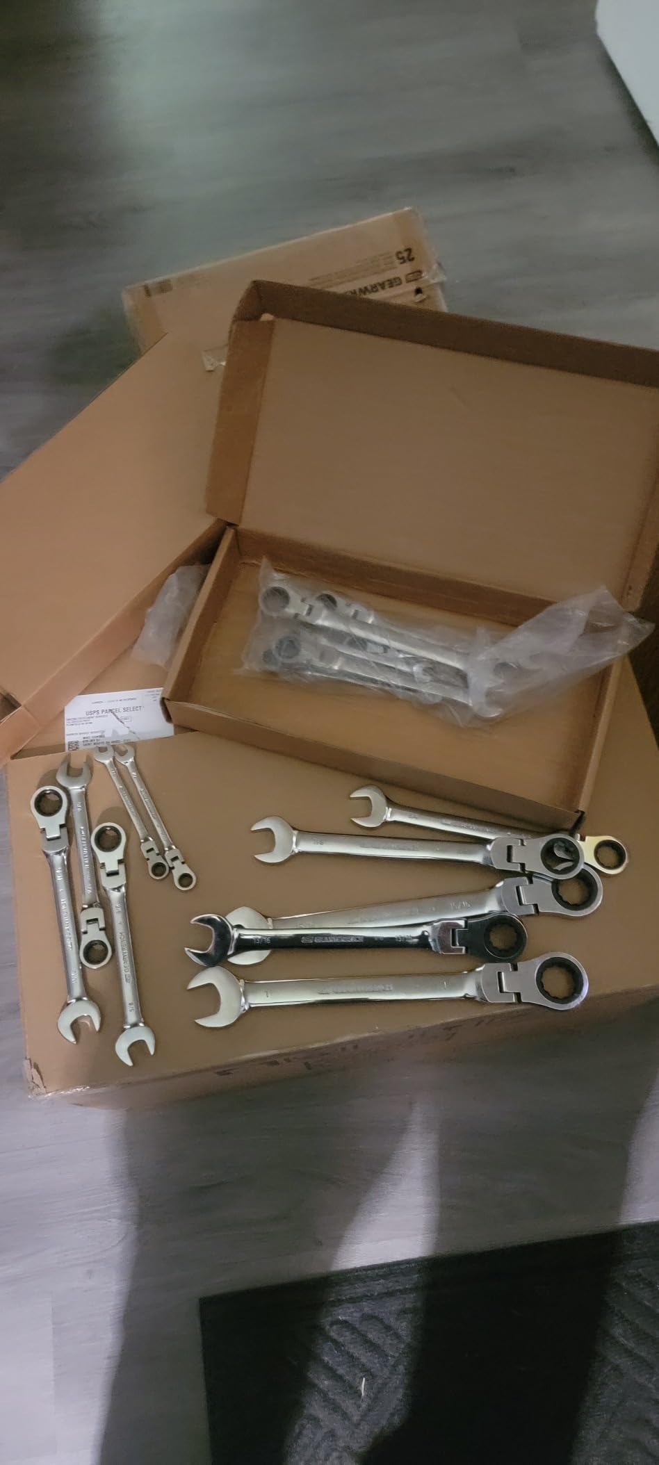 GEARWRENCH 25-Pc. Flex Combination Ratcheting Wrench Set, SAE/MM - 86730 customer photo 2