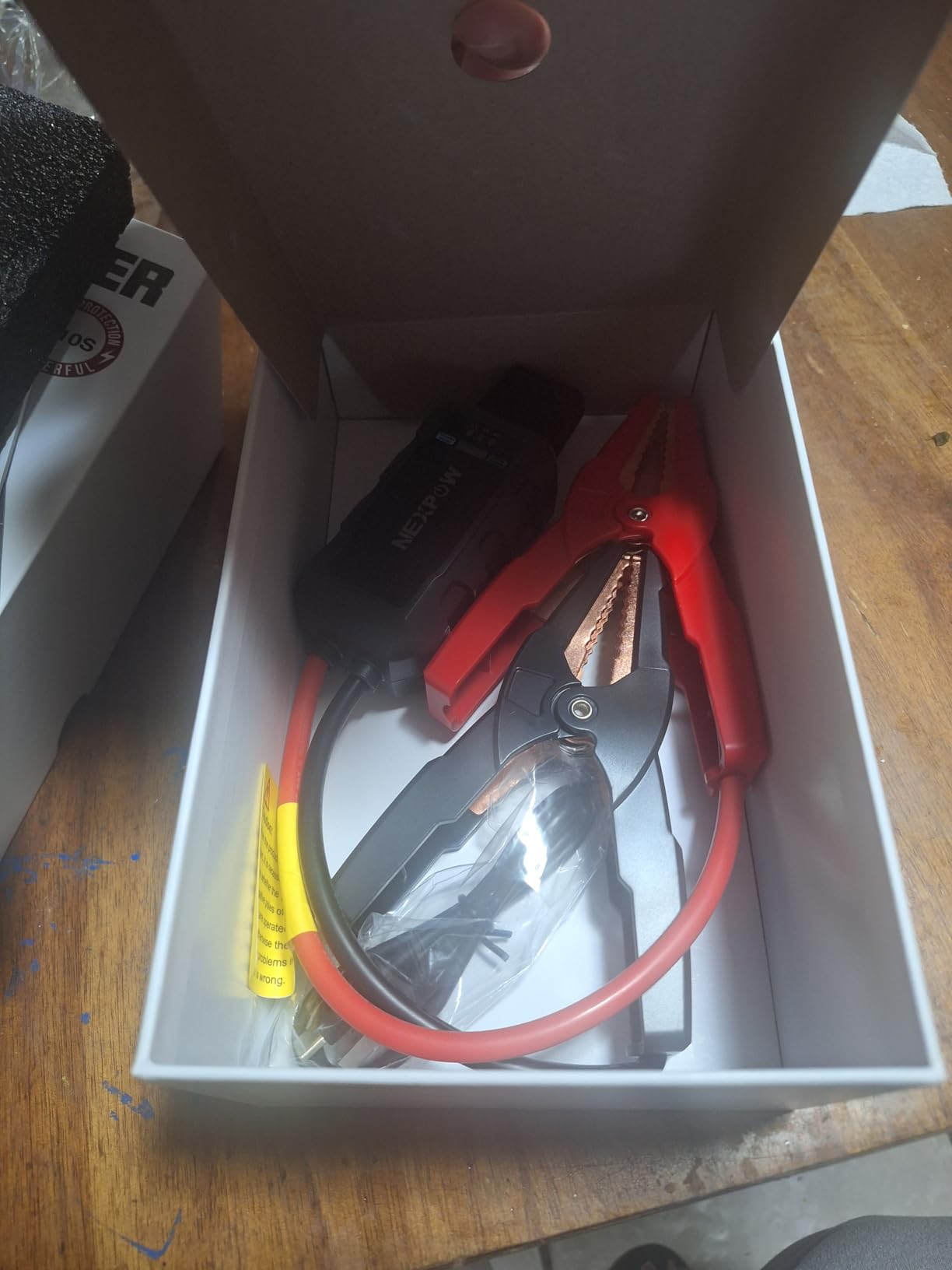 NEXPOW Car Jump Starter 2026 Upgraded Car Battery Jump Starter Pack | 3000A Peak for Up to 9.0L Gas and 7.0L Diesel Engine 12V Battery starter Jumper Cable Portable Lithium Jump Box with USB 3.0 customer photo 2