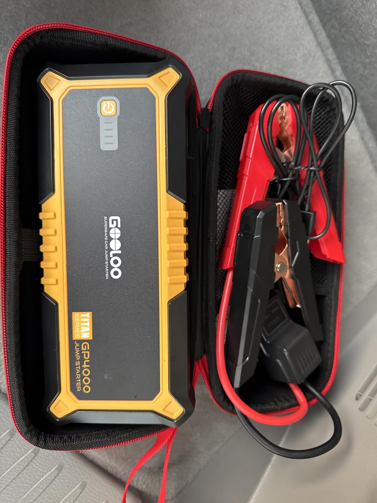 GOOLOO GP4000 Jump Starter - 4000A 12V Car Battery Jumper Starter Portable customer photo 1