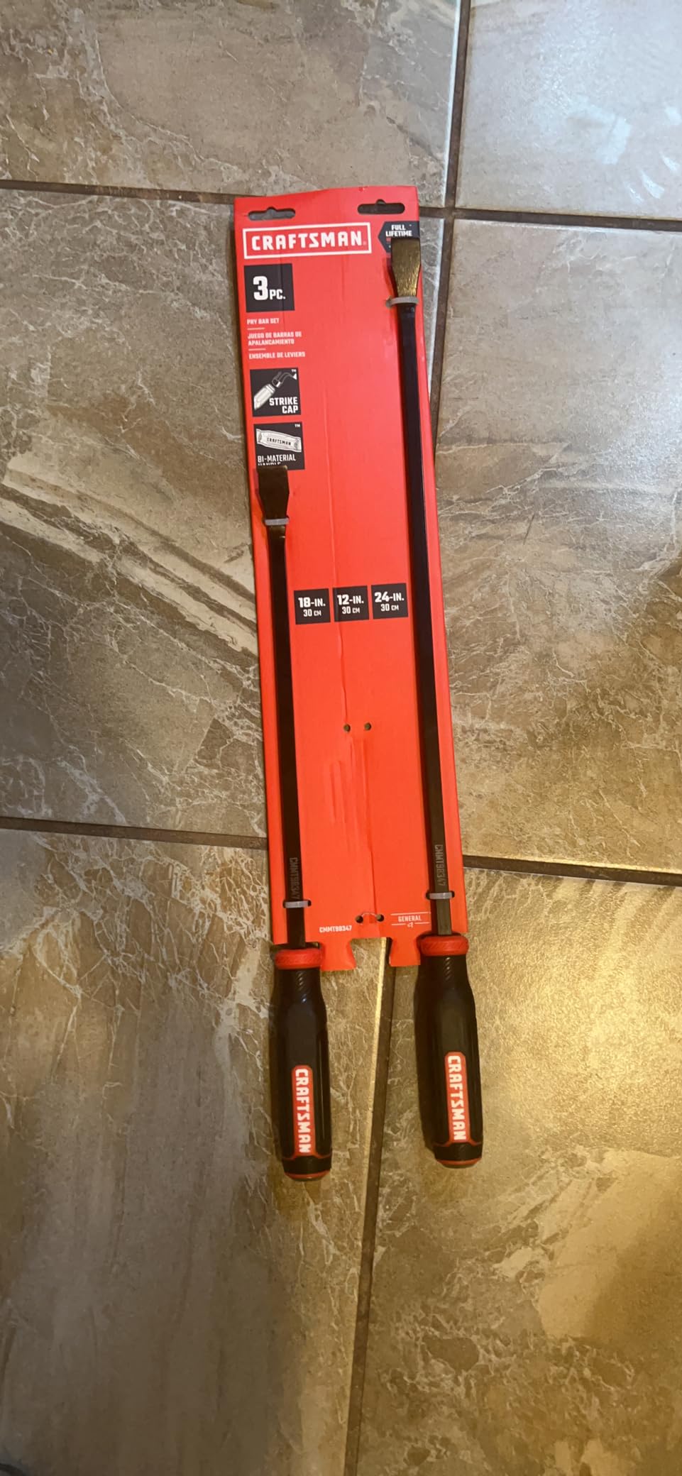 CRAFTSMAN Utility Pry Bar Set, 3 Piece, Includes 12