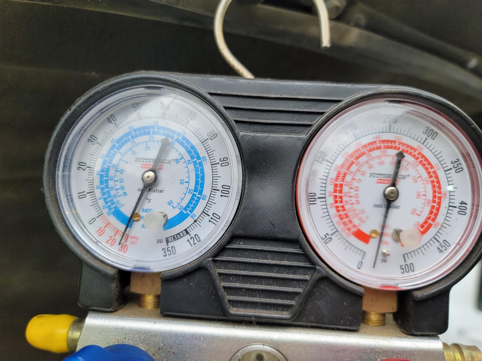 OMT 4.5 CFM Single Stage Vacuum Pump for R134a R410a R22 Auto AC HVAC Kit | Copper Motor; 37.5 Microns Ultimate Vacuum; Aluminum Alloy Casing; For Automotive HVAC and Resin Degassing; Oil Included customer photo 1