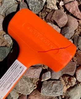 Titan 63164 4lb Dead Blow Hammer with Steel Shot Filled Head, Spark & Rebound Resistant, 14.25