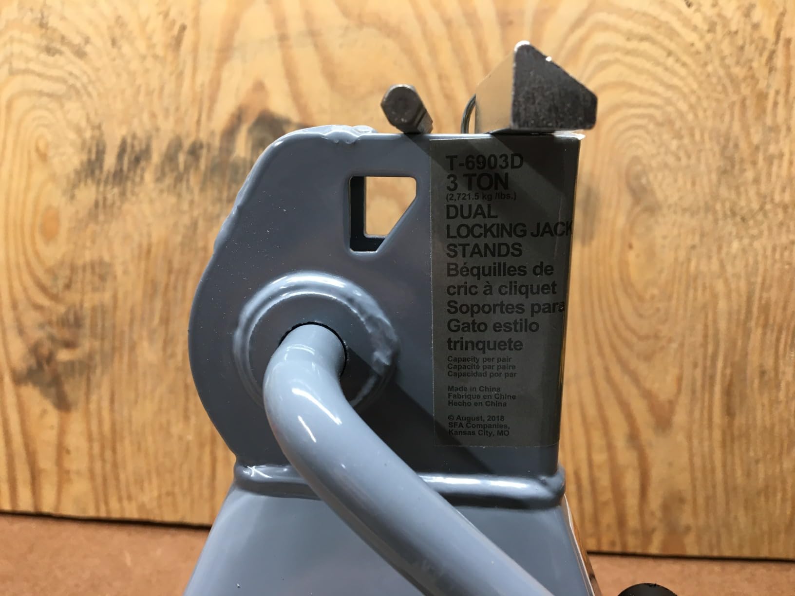 Pro-LifT PL3300 Heavy Duty Jack Stands For Car - 3 Ton in Pair with Double Pins - Handle Lock and Mobility Pin for Extra Safety - Great for Home Auto Repair Shop, Orange customer photo 2