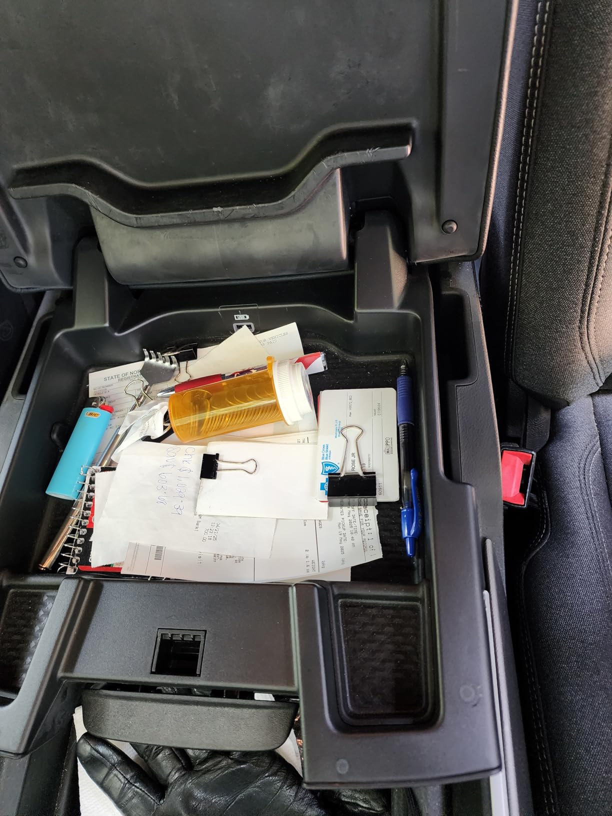 PIMCAR Center Console 0rganizer for 2019-2026 Dodge RAM 1500 2500 3500 customer photo 2