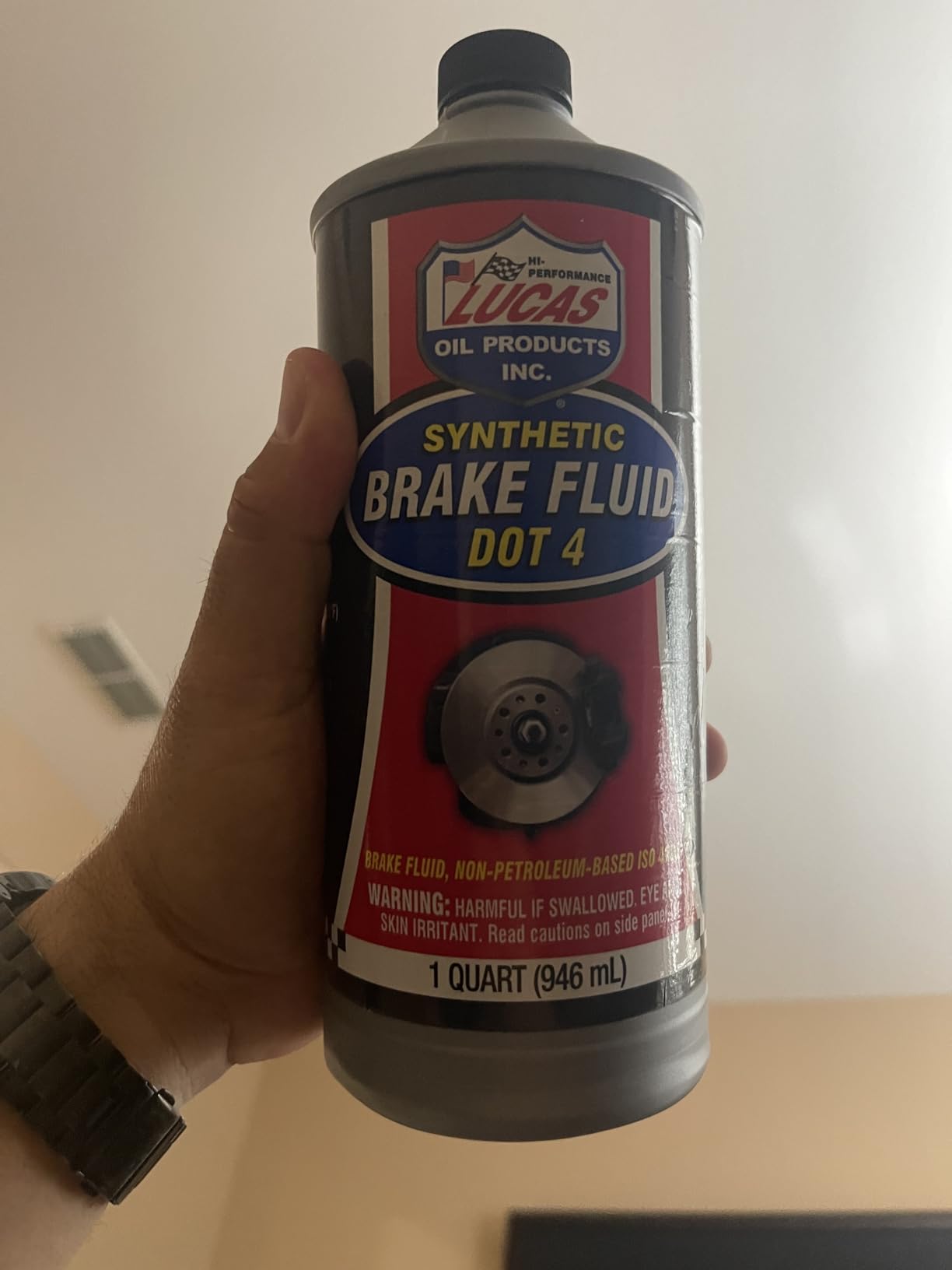 Lucas Oil 10788 Synthetic Brake Fluid DOT 4 - 1 Quart (Pack of 1) customer photo 2