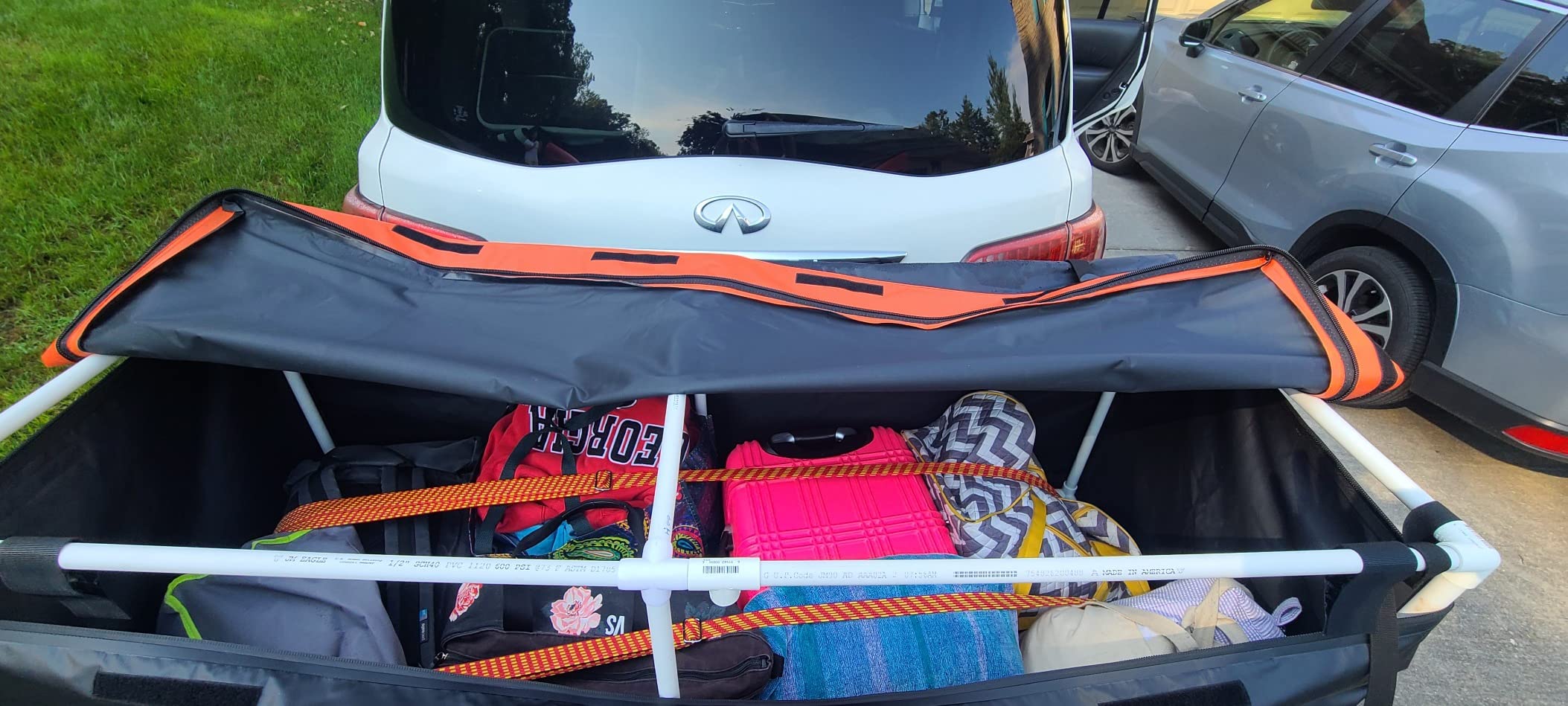 Car Roof Bag Rooftop Cargo Carrier Bag Waterproof 21 Cubic Feet roof Cargo customer photo 1