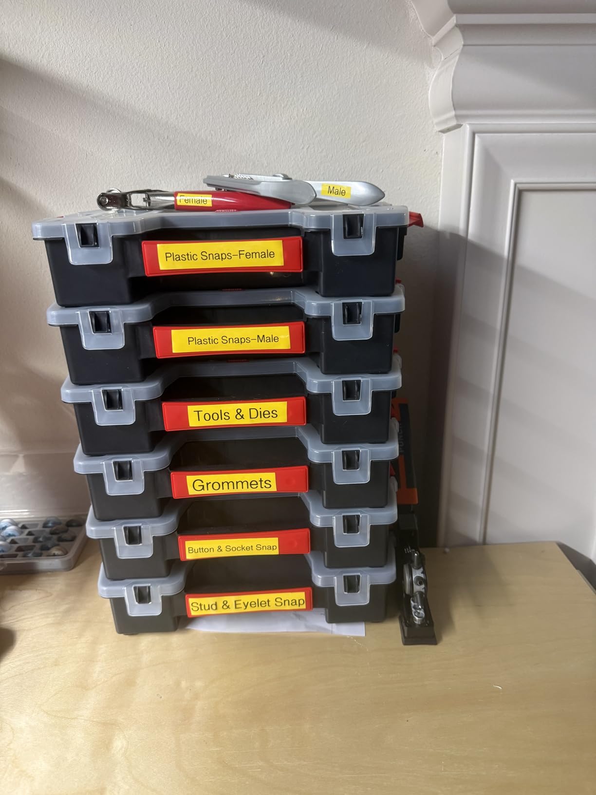 CRAFTSMAN Storage Organizer, Small Parts Organizer, 3-Packs with 10-Compartments, Lid Includes Secure Latch (CMST60964M) customer photo 2