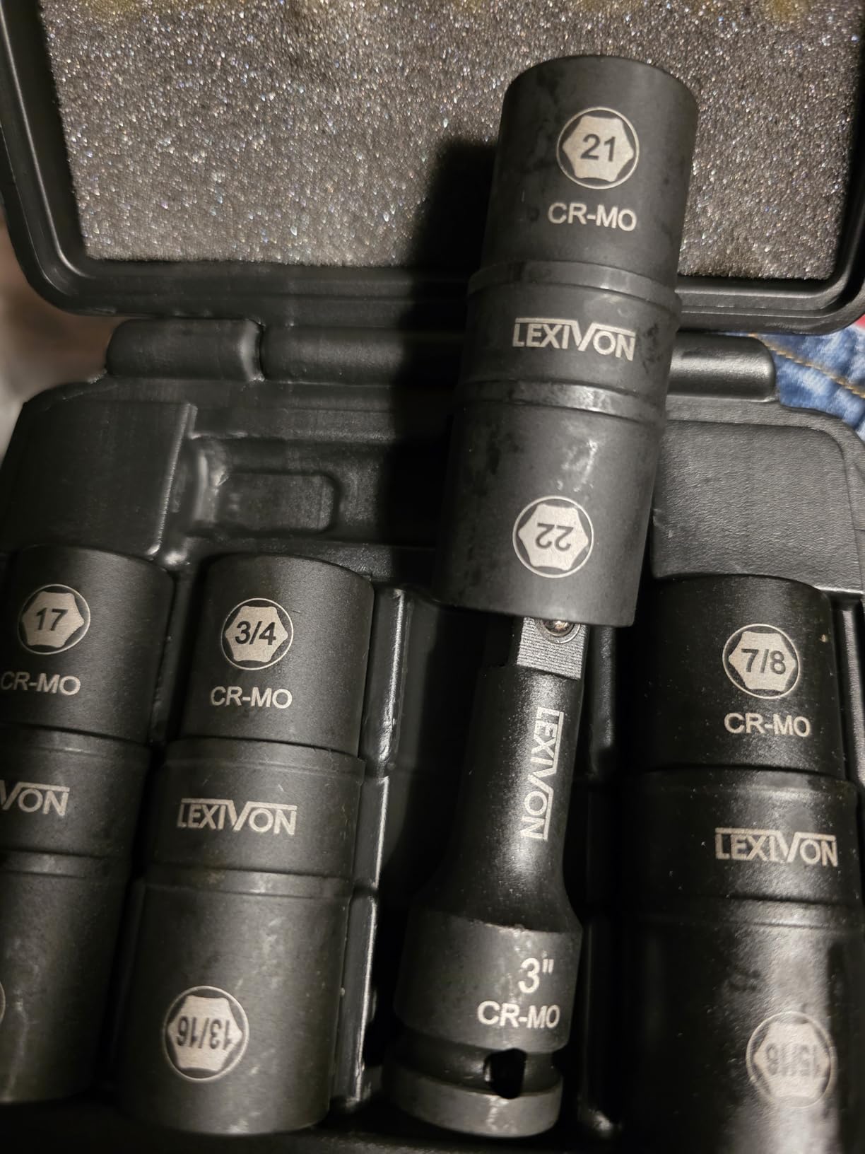 LEXIVON Lug Nut Impact Socket Set, 1/2-Inch Drive | Innovative 8-IN-4 Flip Socket Design, Covers Most Commonly Used Inch & Metric Wheel Nuts | Cr-Mo Steel = Full Impact Grade (LX-110) customer photo 1