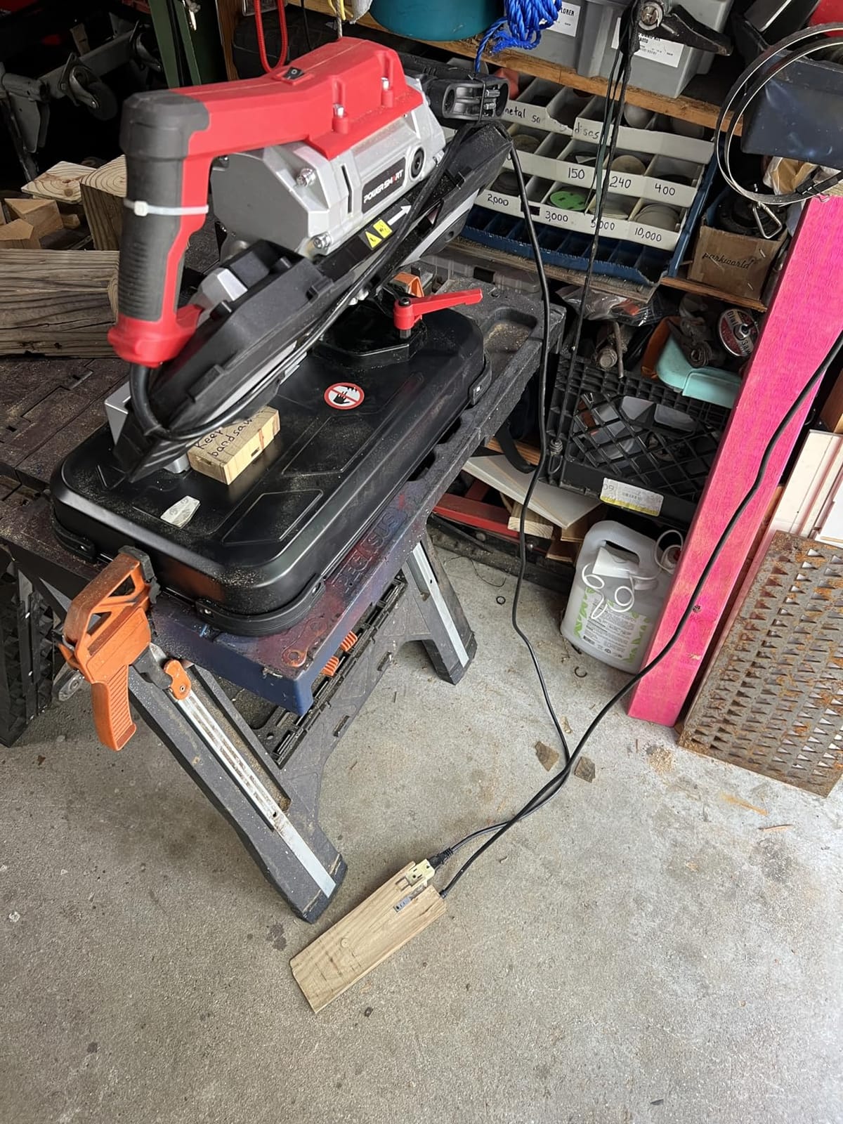 PowerSmart Portable Band Saw with Removable Alloy Steel Base, 10Amp 1100W Motor 5-Inch Deep Cut Bandsaw for Metal customer photo 1