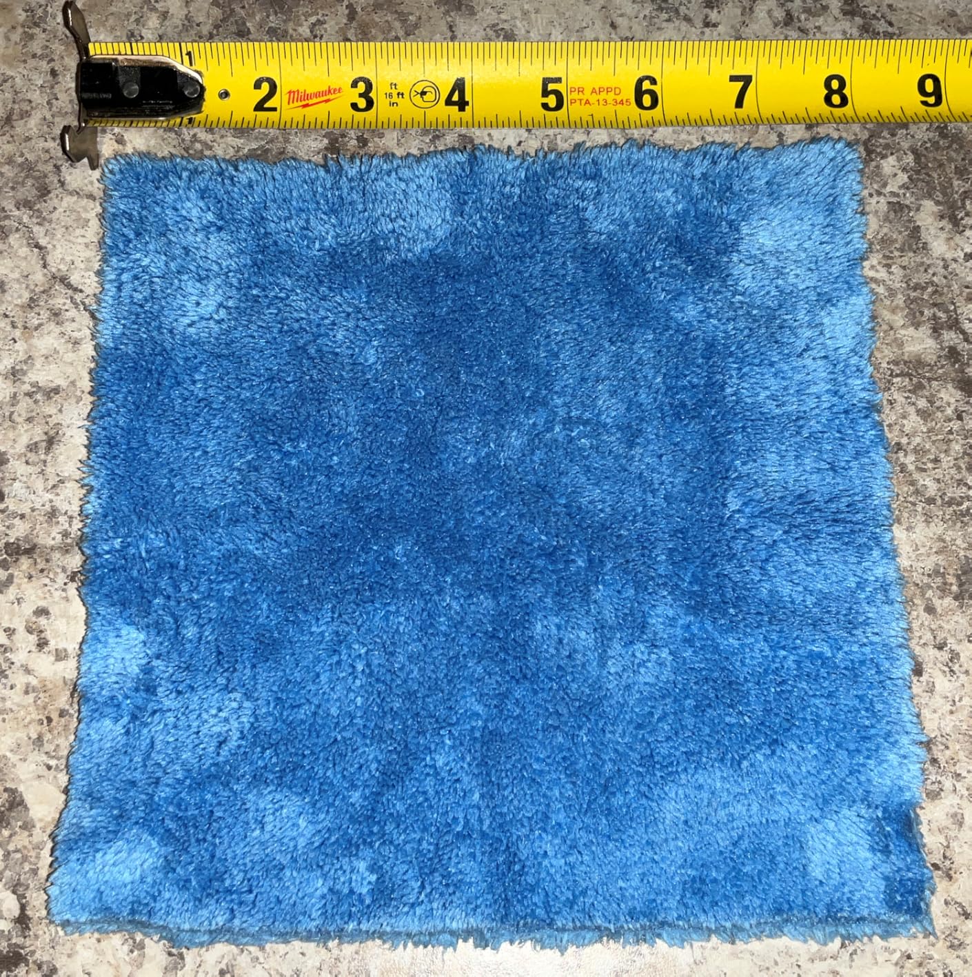 The Rag Company - The Eaglet 500 - Professional Korean 70/30 Blend; Super Plush Microfiber Detailing Towels; Perfect for Wheels, Mirrors, and More; 500GSM; 8inx8in, Blue (10-Pack) customer photo 2