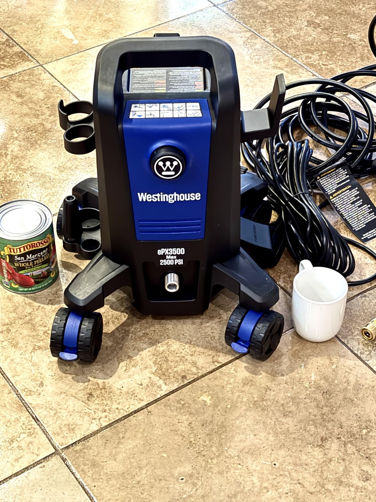 Westinghouse ePX3500 Electric Pressure Washer, 2500 Max PSI 1.76 Max GPM with Anti-Tipping Technology, Onboard Soap Tank, Pro-Style Steel Wand, 5-Nozzle Set, for Cars/Fences/Driveways/Home/Patios customer photo 2