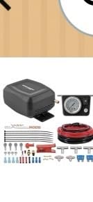 maXpeedingrods On Board Air Compressor System Universal Air Spring Compressor Kit with Gauge Air Line T Fittings for Trucks Vans customer photo 2
