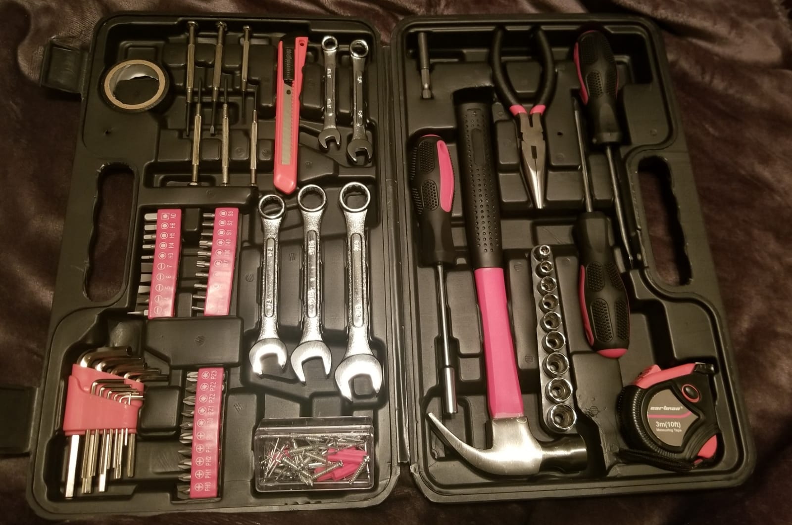 CARTMAN 148-Piece Automotive And Household Tool Set, Green Repair Kit Case customer photo 2
