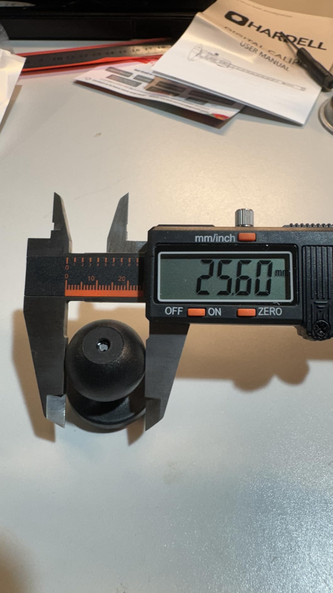 HARDELL Digital Caliper 12 Inch, Stainless Steel Caliper Measuring Tool with Large LCD Screen, Auto-Off Feature, Inch/Millimeter, Electronic Vernier Caliper for DIY, Jewelry, Parts, 3D Printing customer photo 1