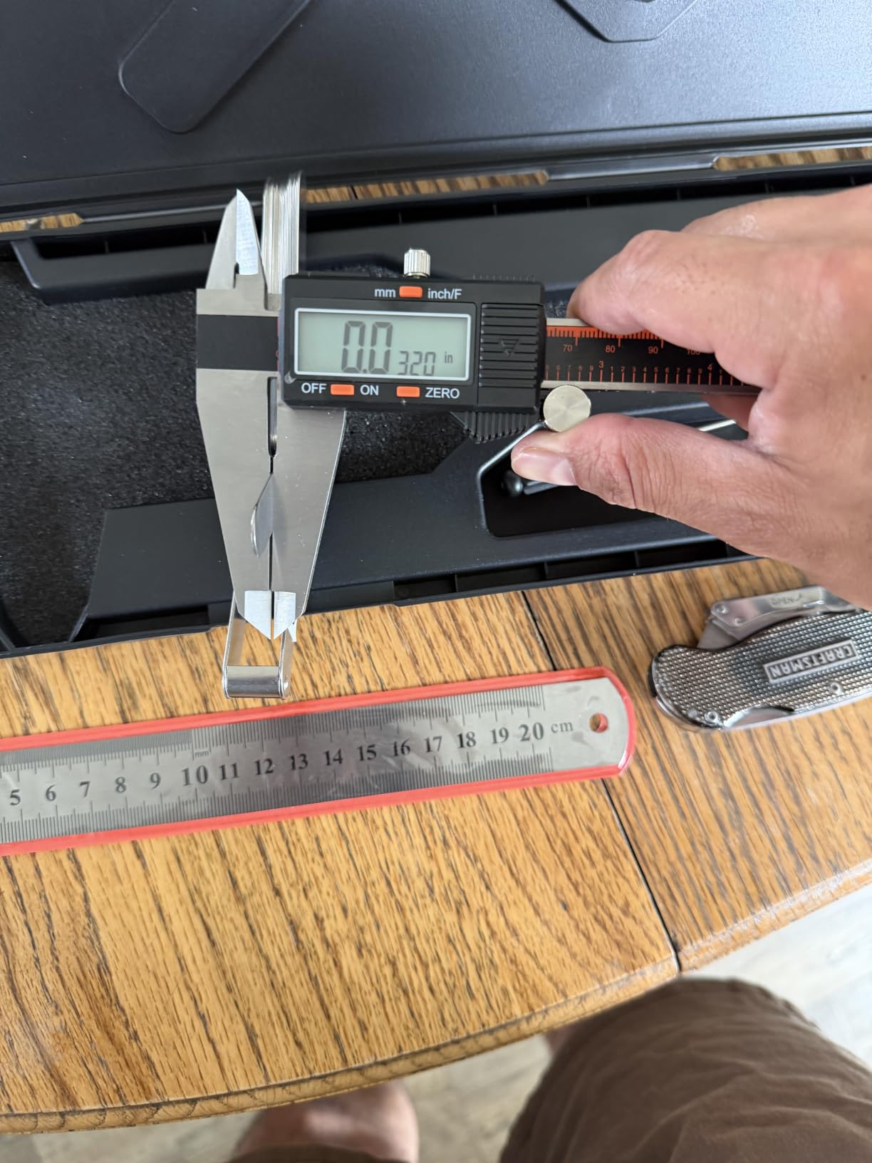 HARDELL Digital Caliper 12 Inch, Stainless Steel Caliper Measuring Tool with Large LCD Screen, Auto-Off Feature, Inch/Millimeter, Electronic Vernier Caliper for DIY, Jewelry, Parts, 3D Printing customer photo 2