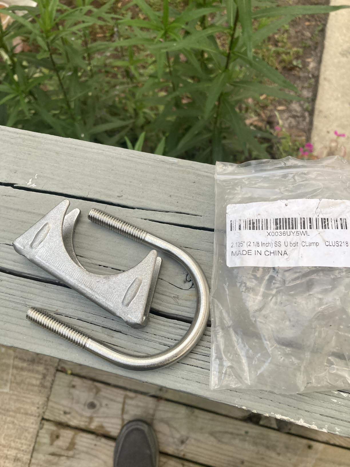 4 inch Heavy Duty Exhaust U Bolt Clamp, Stainless Steel | M10 Thick Rod Heavy Duty U Clamps, Saddle Design with Reinforced Ribs, Hold Tightly and Strong customer photo 2