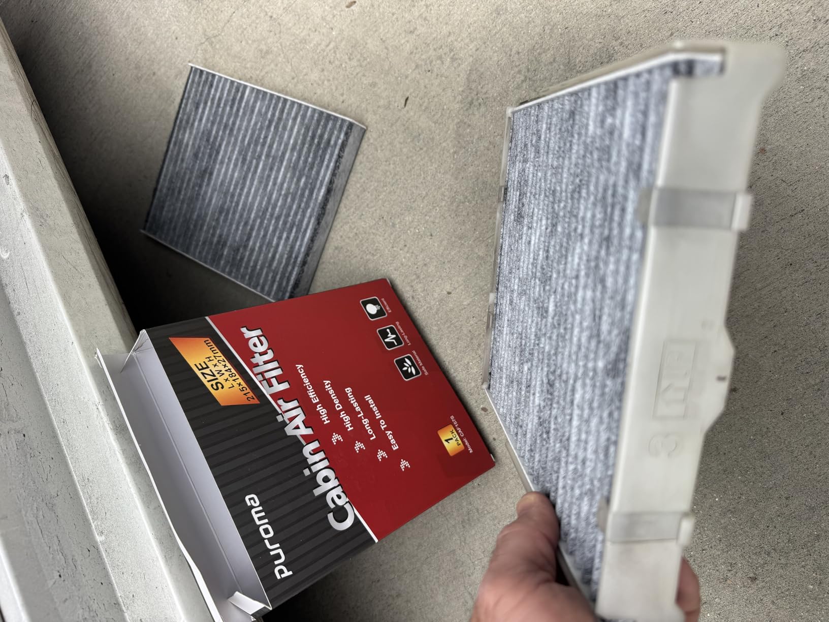 Puroma 1 Cabin Air Filter Activated Carbon for CP157 CF12157 Lexus Toyota | For Subaru Avalon Camry Corolla Highlander, Easy installation, Odor Removal, High Airflow Capacity, Long-lasting, Multi-layer customer photo 1