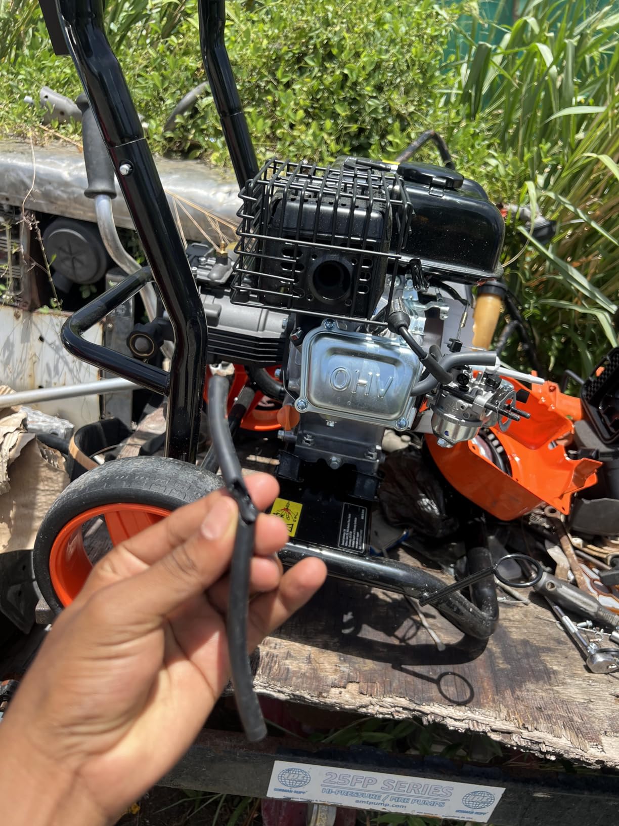 VEVOR Gas Powered Pressure Washer 3400 PSI 2.6 GPM, with Spray Gun and Extension Wand, 5 Quick Connect Nozzles, Copper Pump customer photo 1