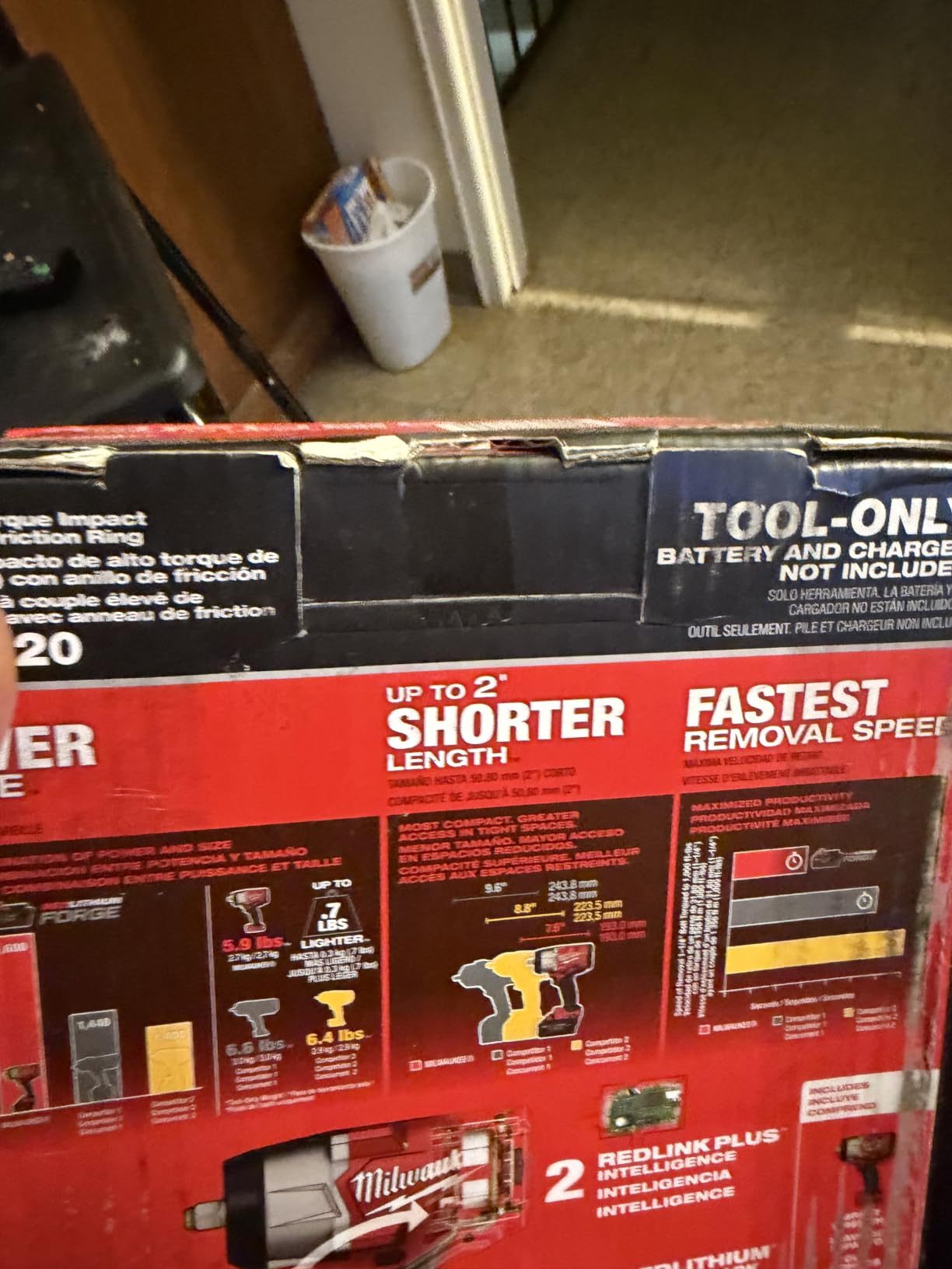 Milwaukee M18 Fuel 1/2 High Torque Impact Wrench with Friction Ring customer photo 1