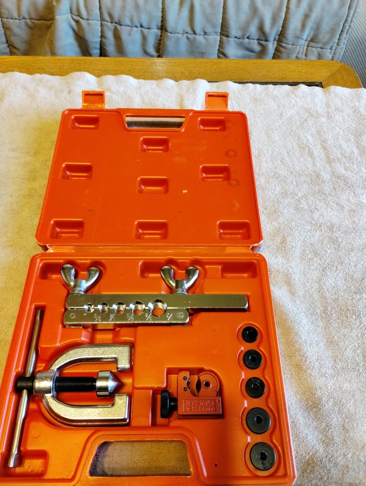 Clatoon Brake Line Double & Single Flaring Tool Kit with Tubing Cutter customer photo 1