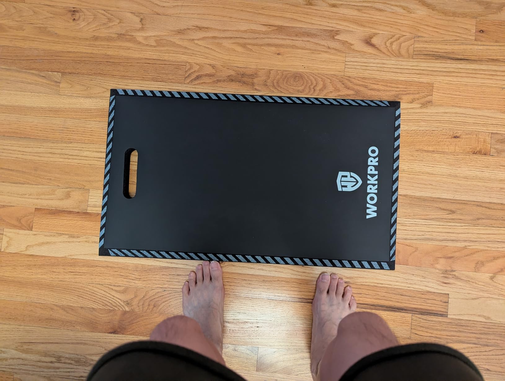 WORKPRO Extra Thick Kneeling Pad, Black, 28 x 16 x 1.2in | Soft NBR Foam Knee Cushioning, Extra Large Foam Kneeler Mat, For Auto-Repair, Gardening, Workout Supplies customer photo 2