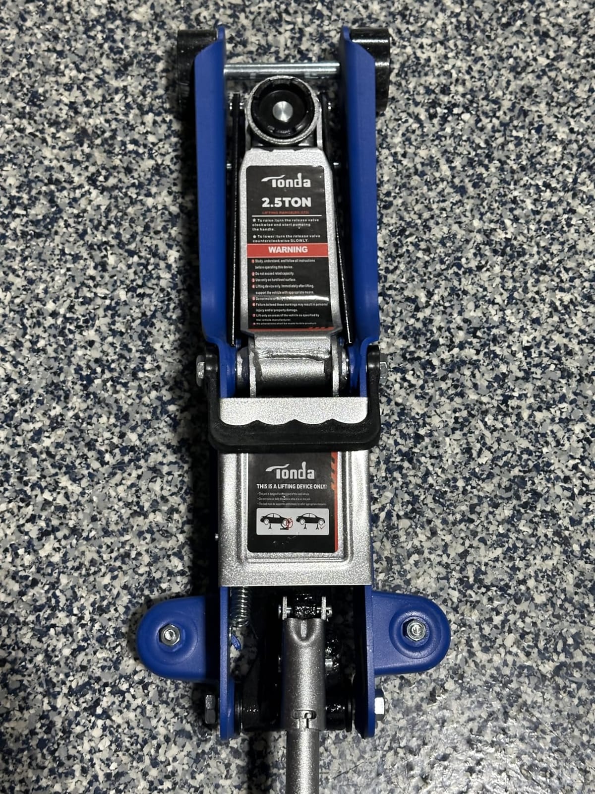 2.5 Ton Low Profile Floor Jack, Car Jack with 5000 lbs Capacity | Lifting Range 3.35